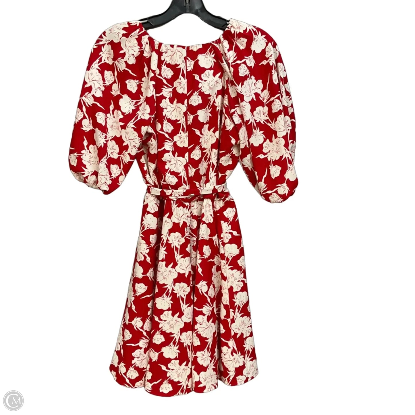 Dress Casual Midi By En Saison In Red & White, Size: M