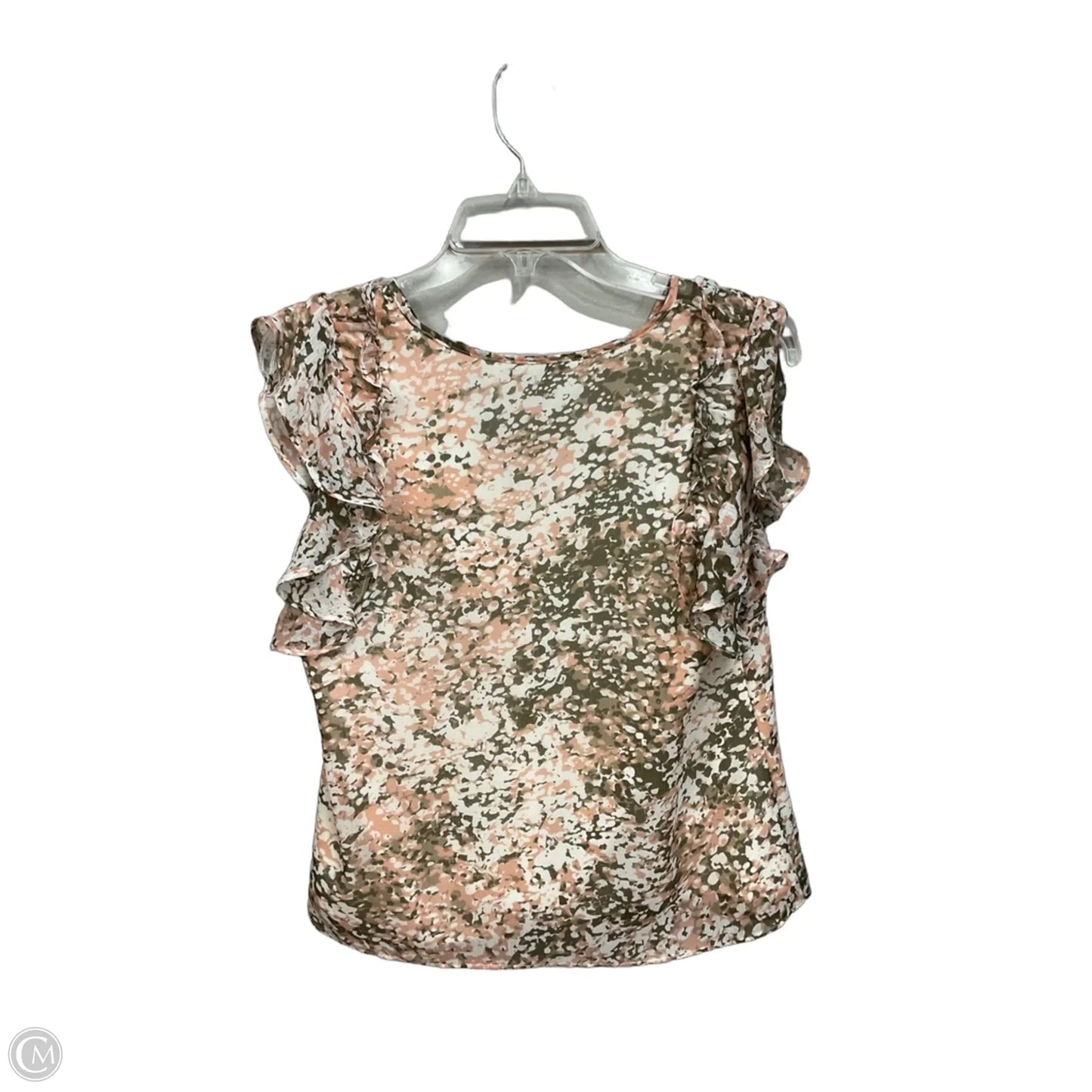 Top Sleeveless By Clothes Mentor In Animal Print