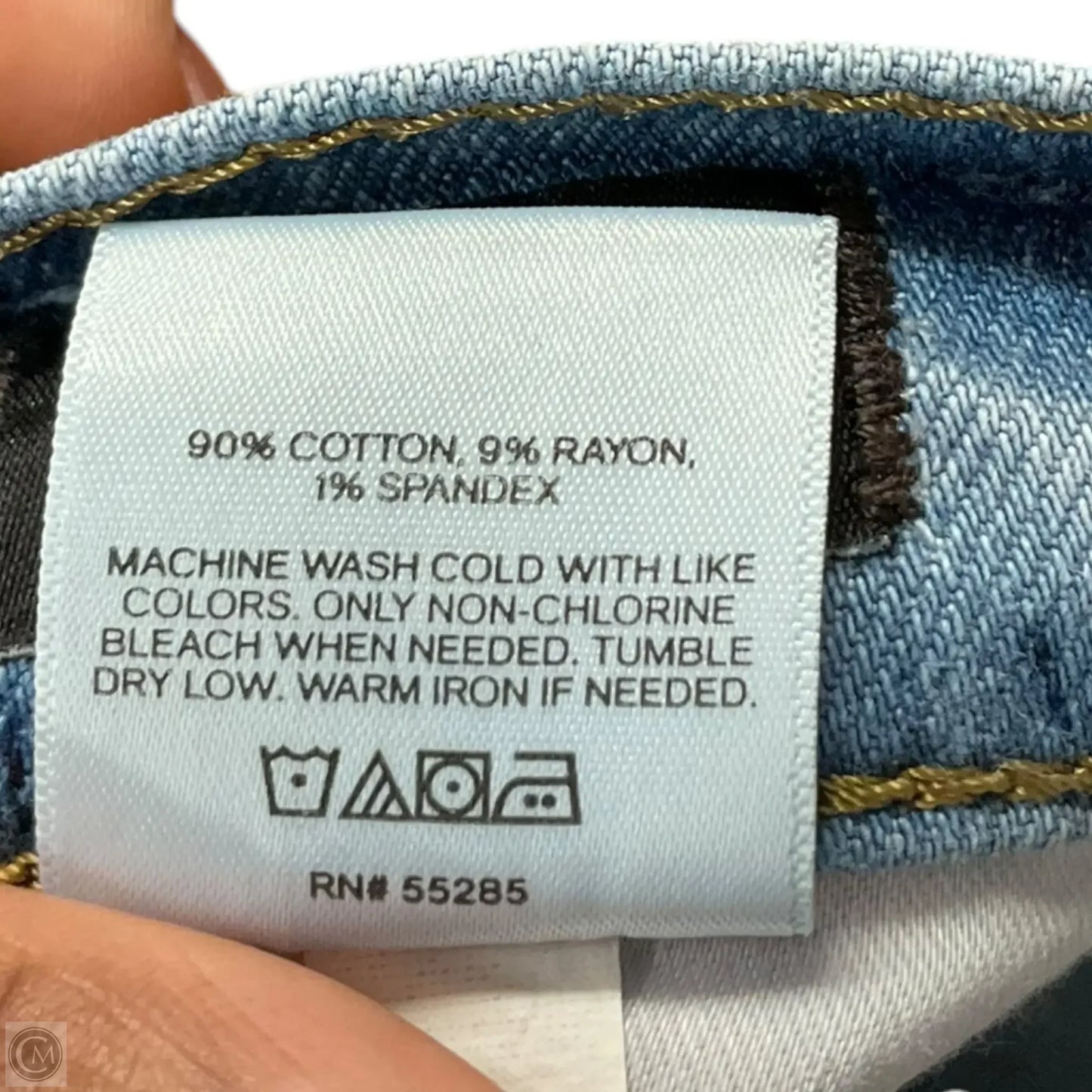 Jeans Flared By Express In Blue Denim, Size: 18