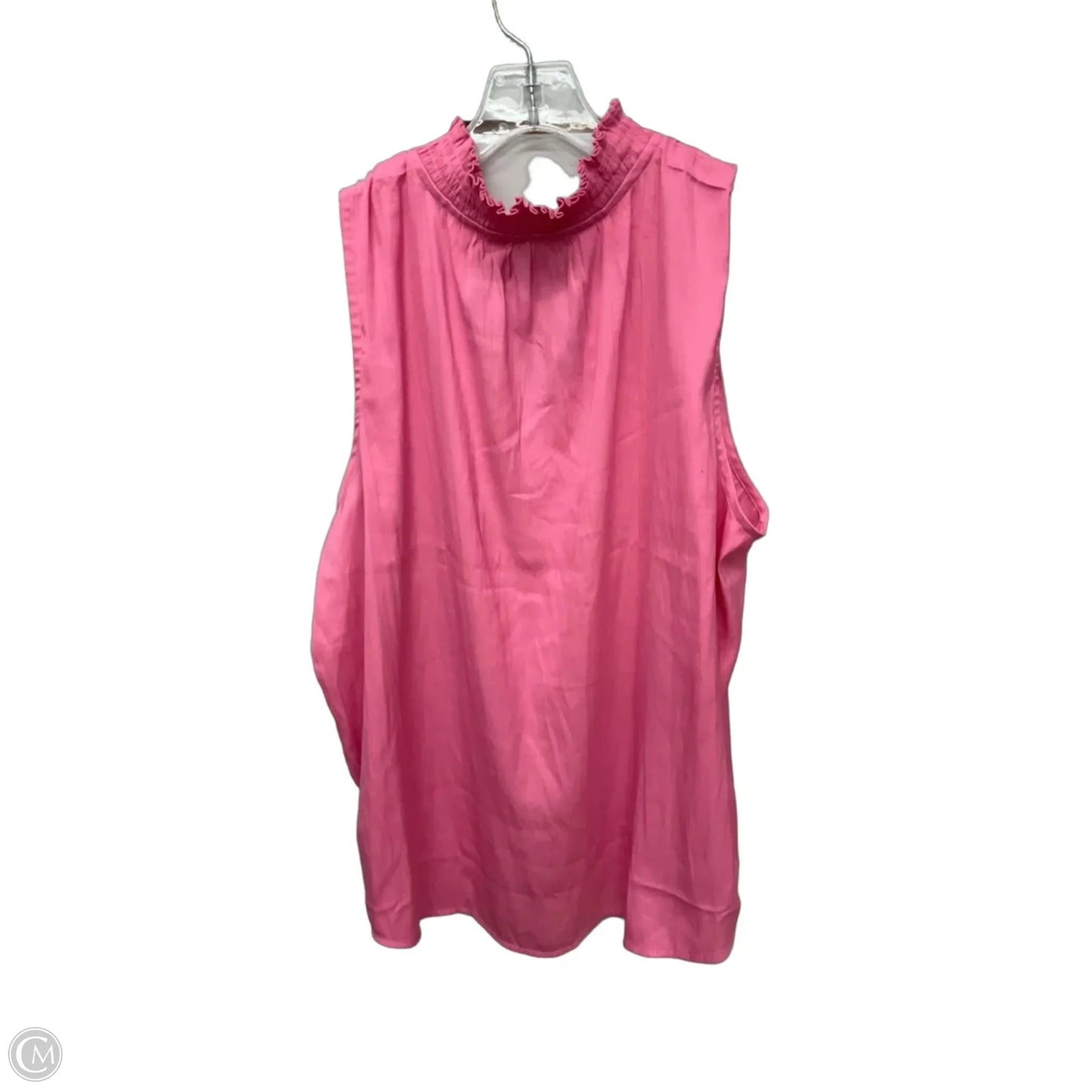 Blouse Sleeveless By Loft In Pink, Size: Xl
