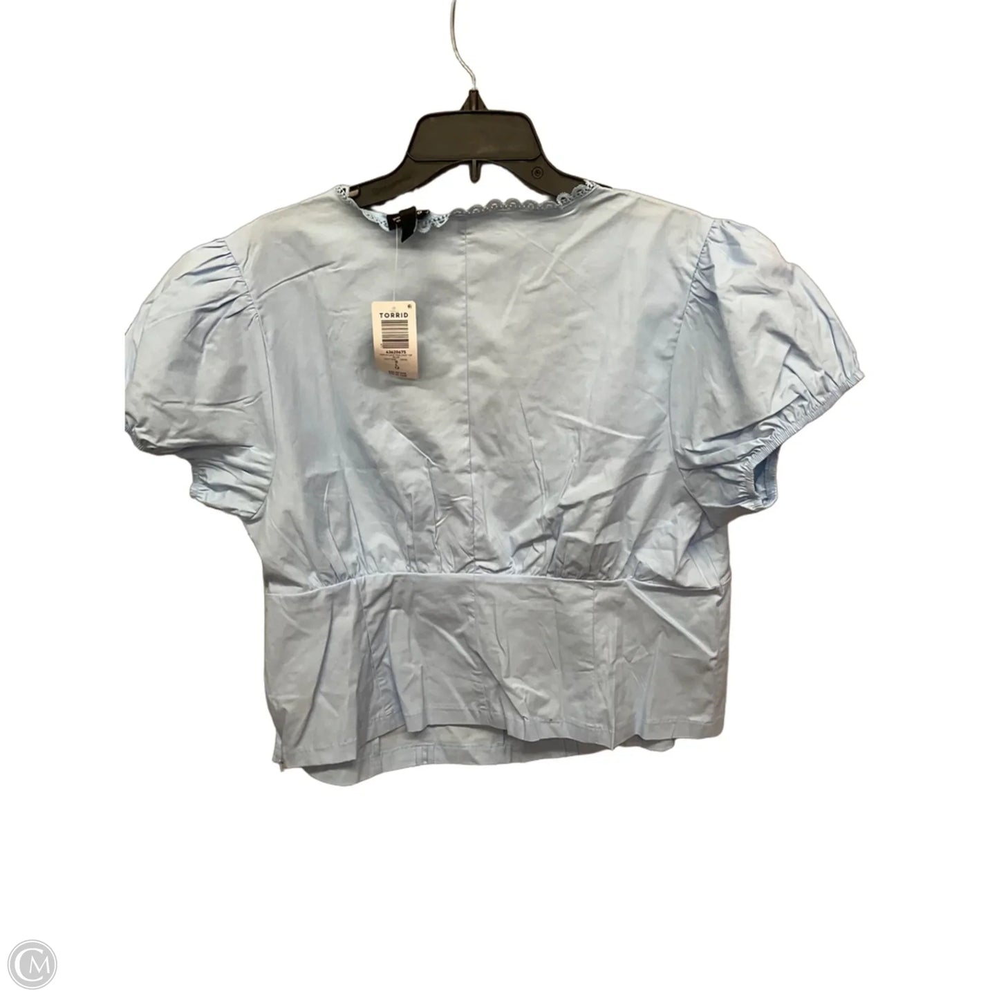 Top Short Sleeve By Torrid In Blue, Size: L