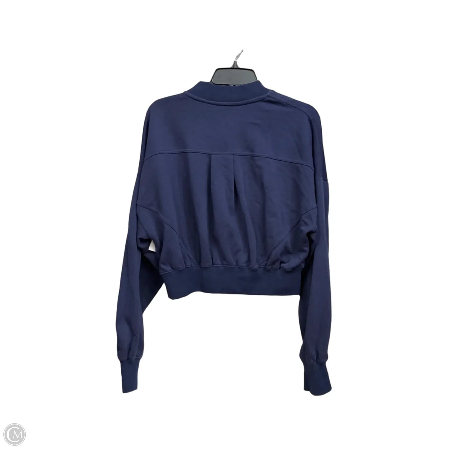 Athletic Jacket By Fabletics In Blue, Size: M