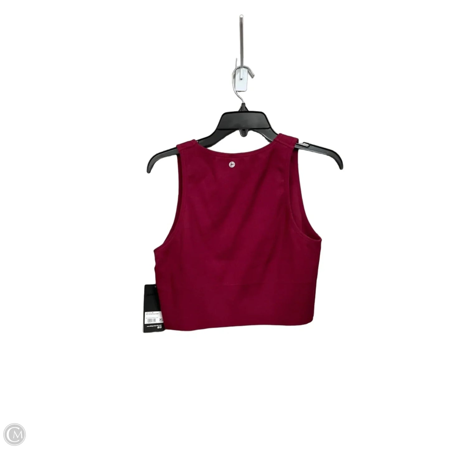 Athletic Bra By 90 Degrees By Reflex In Maroon, Size: Xl