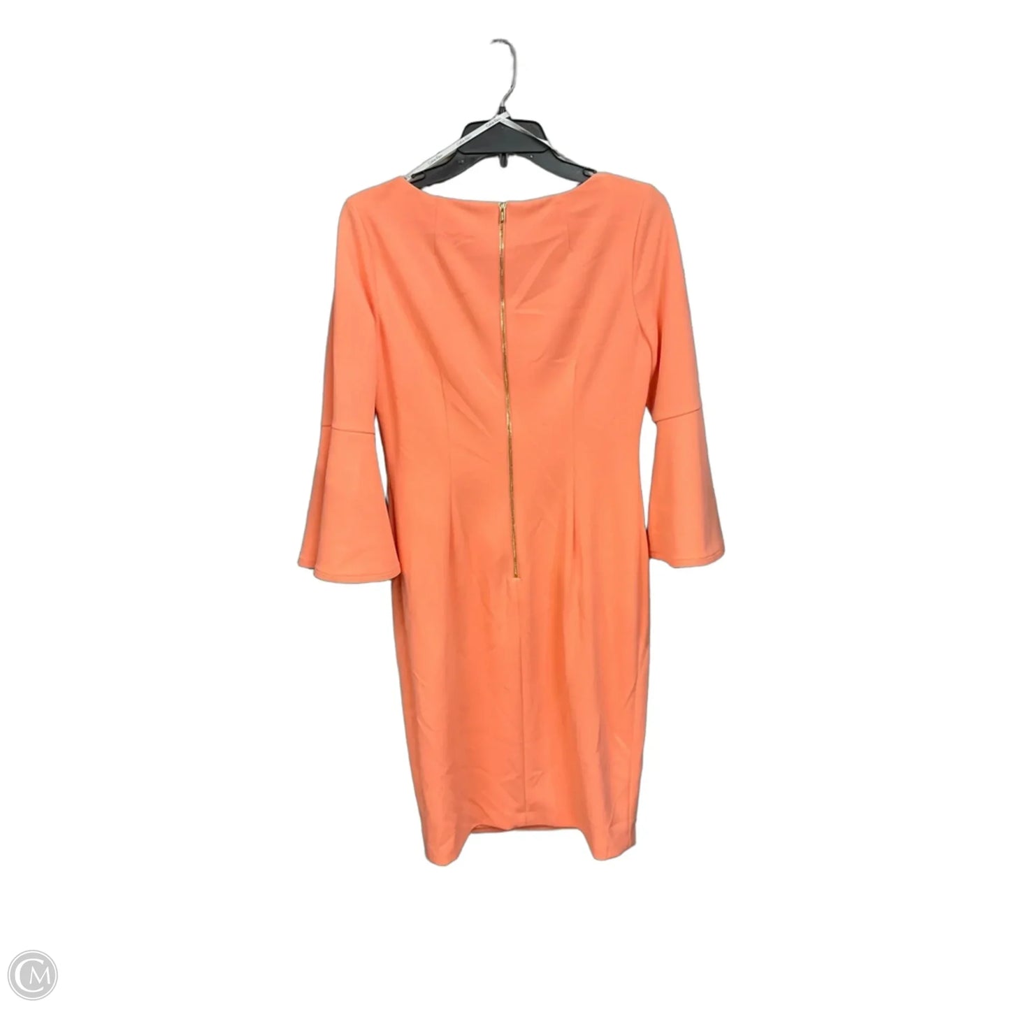 Dress Party Short By Calvin Klein In Orange, Size: S