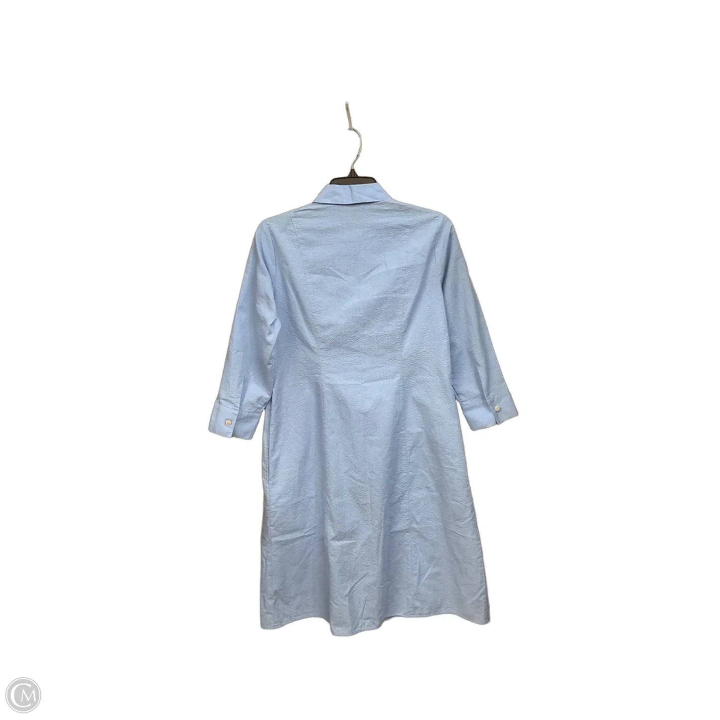 Dress Casual Short By Foxcroft In Blue, Size: Xs