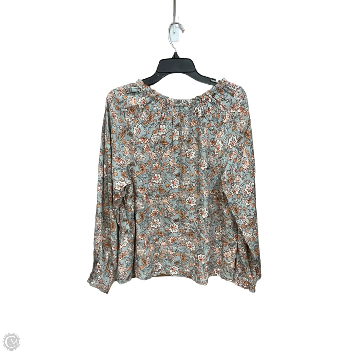 Top Long Sleeve By Patrons Of Peace In Green, Size: M
