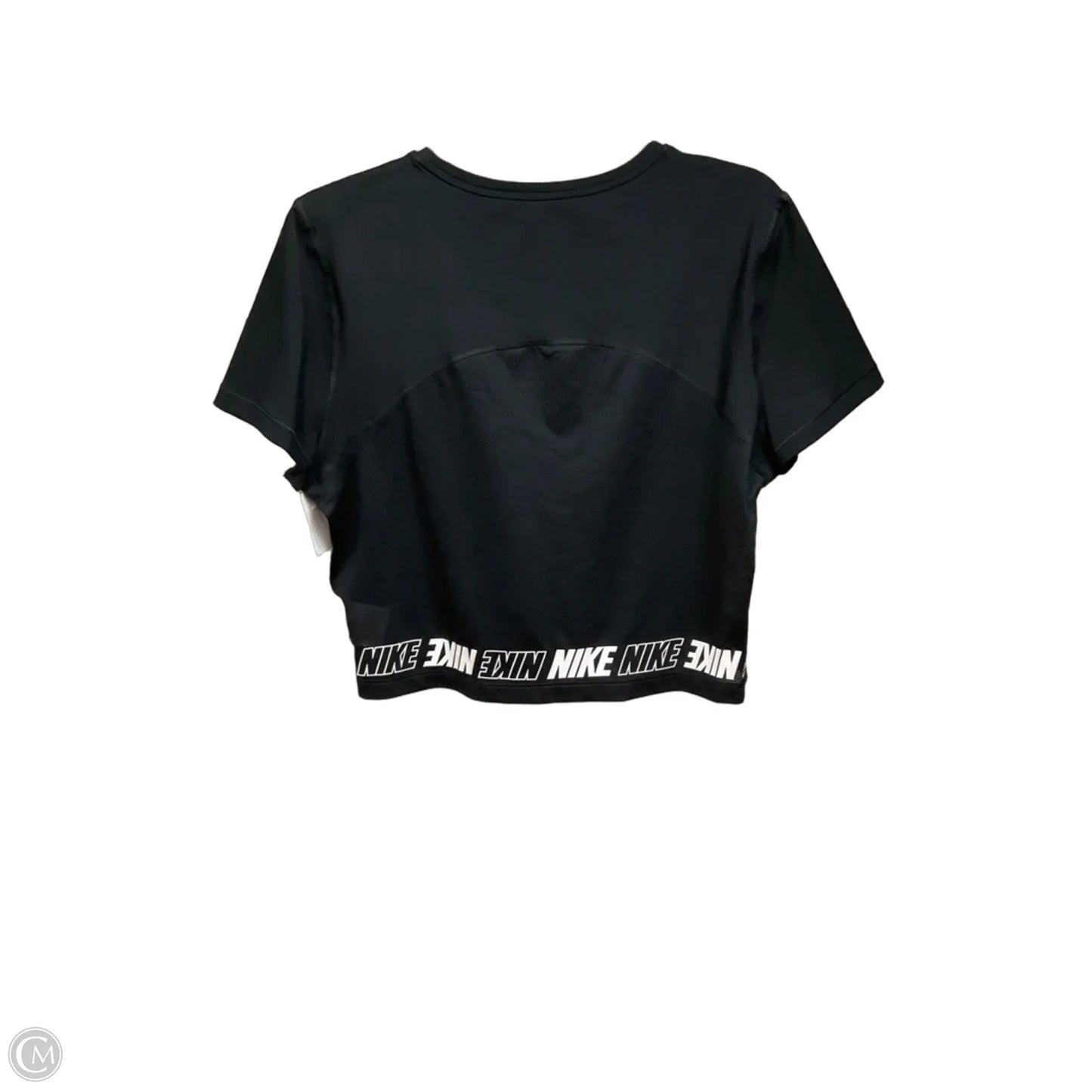 Athletic Top Short Sleeve By Nike Apparel In Black, Size: Xl