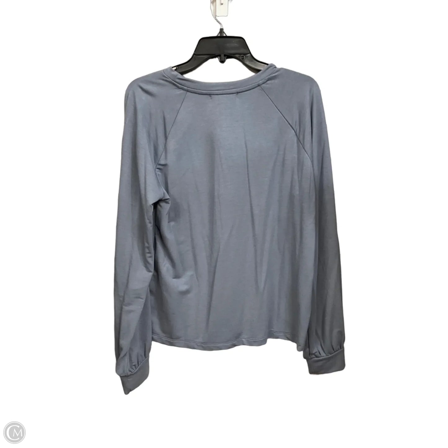 Top Long Sleeve By Banana Republic In Blue, Size: M