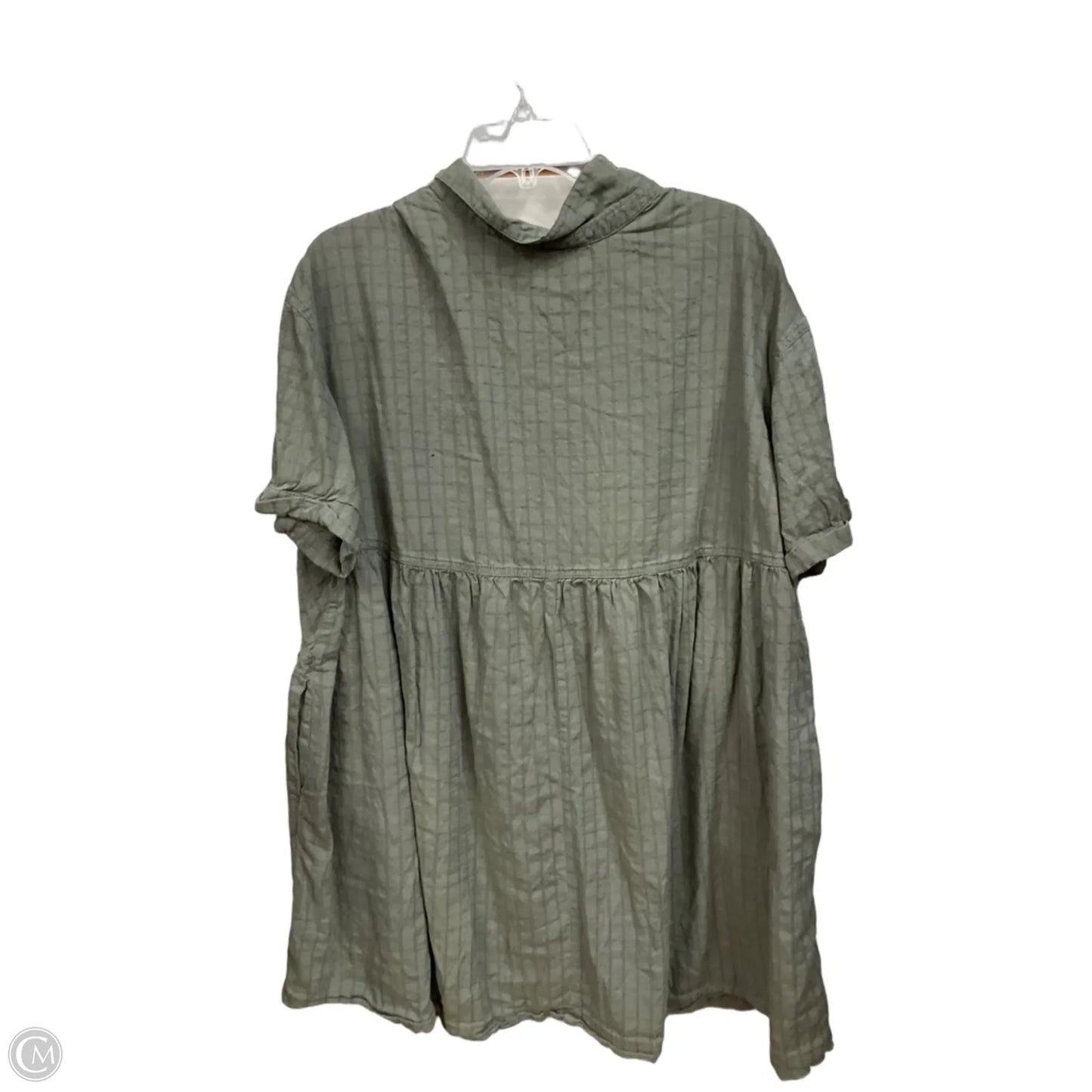 Dress Casual Short By Terra & Sky In Green, Size: 2x
