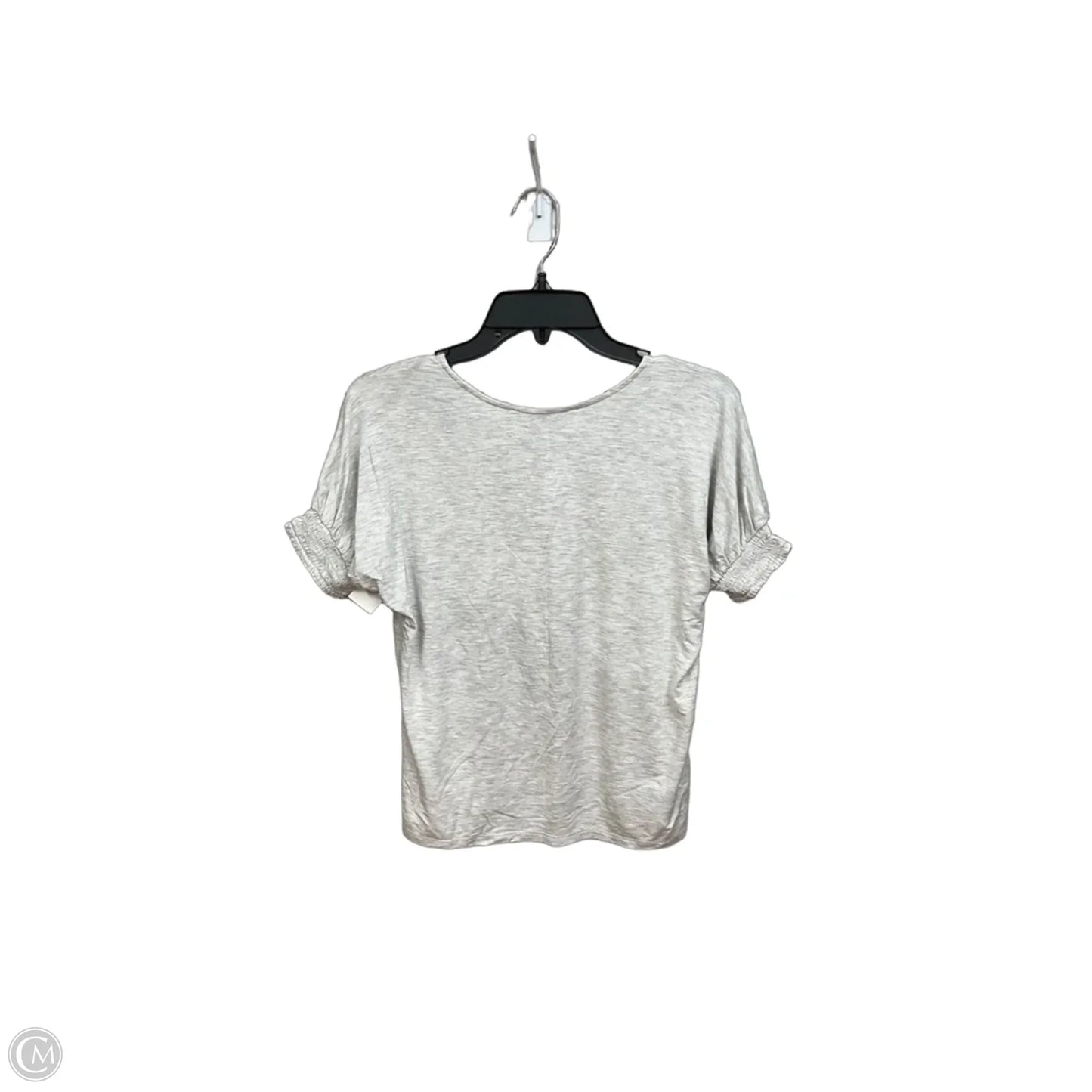 Top Short Sleeve Basic By Loft In Grey, Size: Xxsp