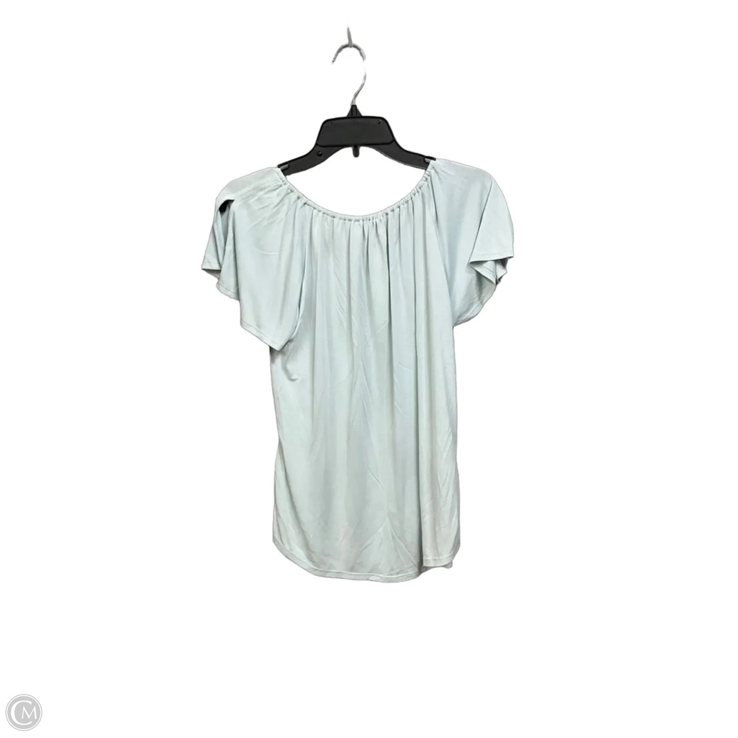 Top Short Sleeve Basic By Loft In Blue, Size: S