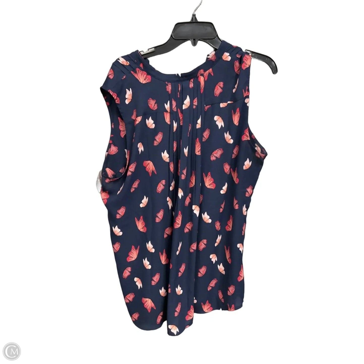 Blouse Sleeveless By Charter Club In Floral Print, Size: Xl