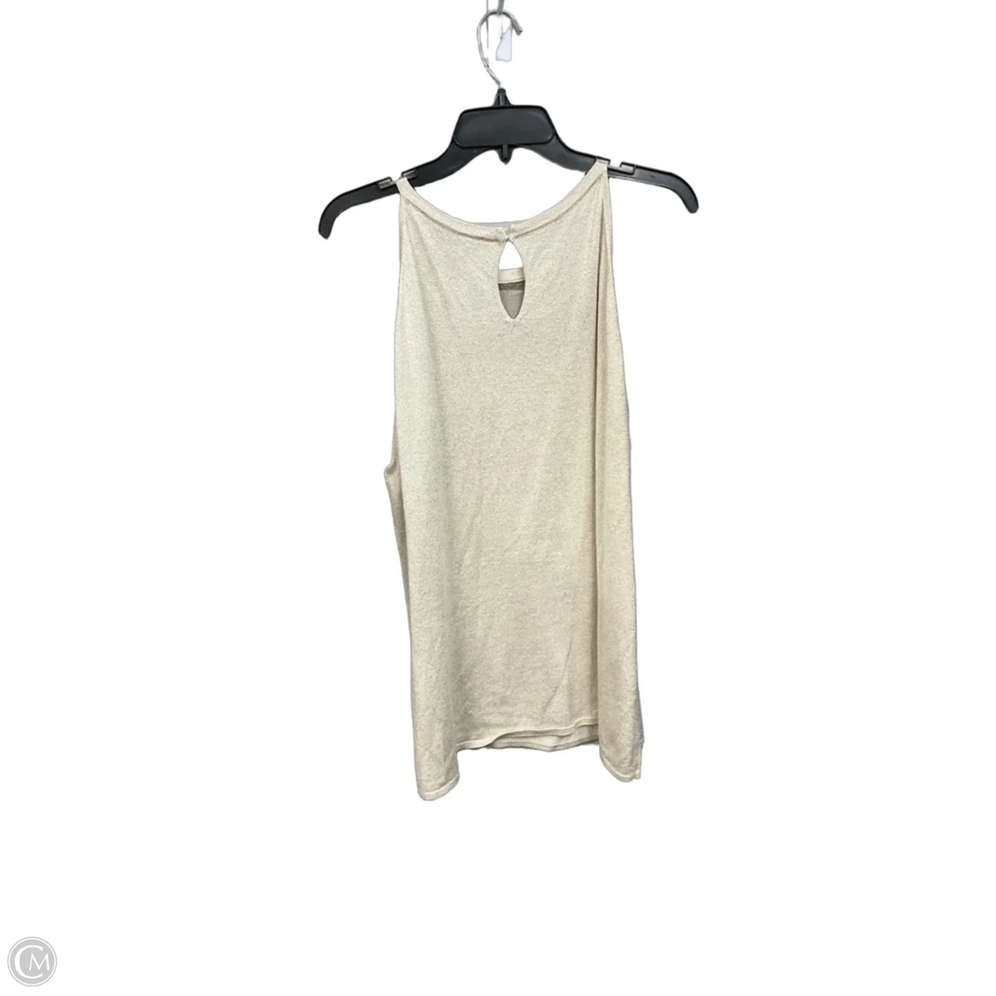 Top Sleeveless By White House Black Market In Gold, Size: Xl