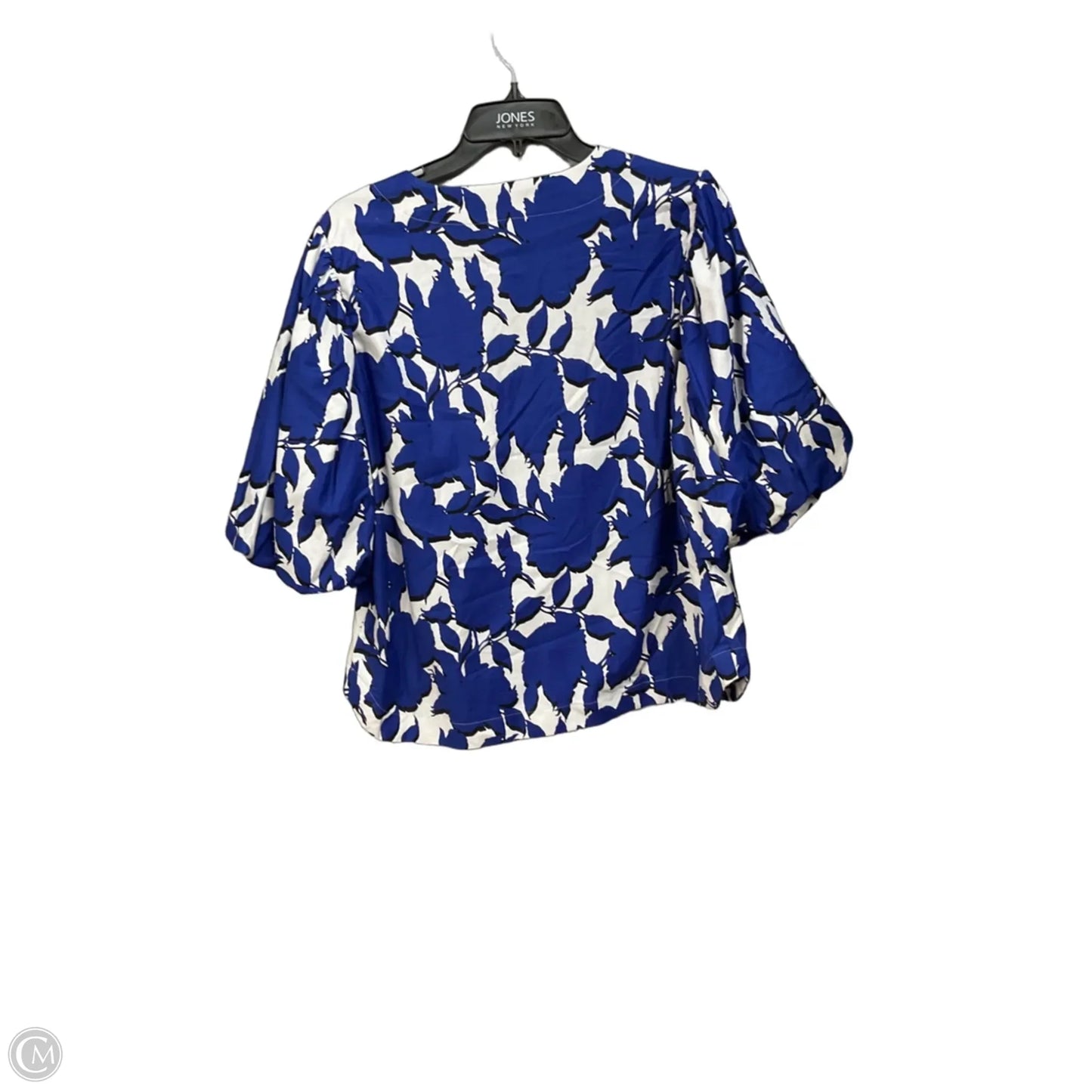 Top Short Sleeve By Chicos In Blue, Size: L