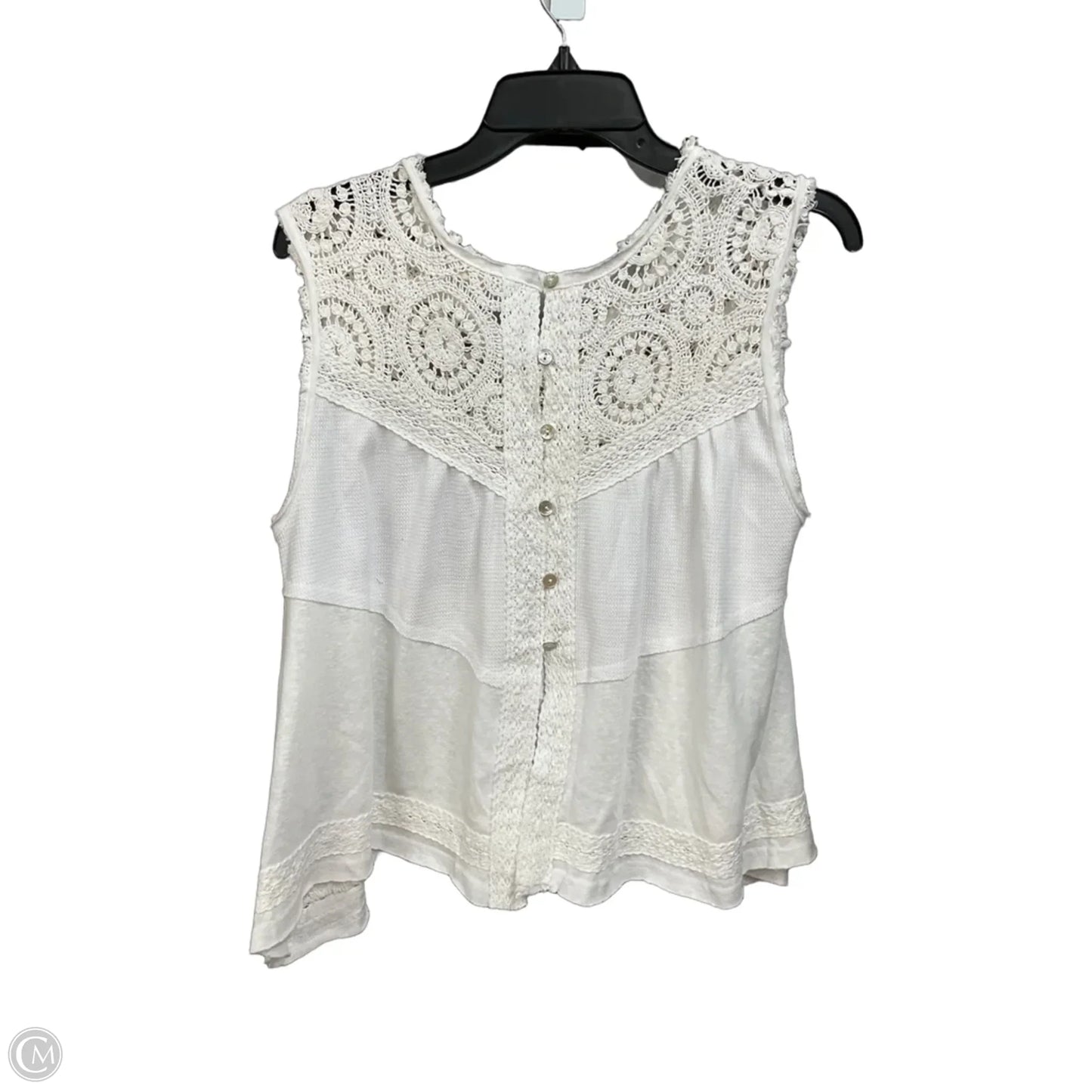 Tank Top By Pol In White, Size: S