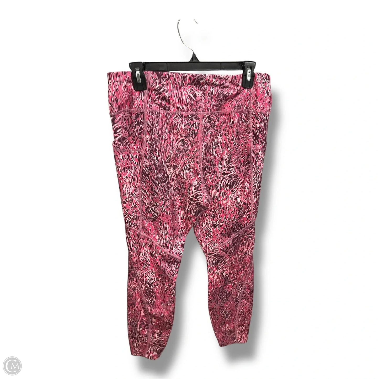 Athletic Pants By Avia In Pink, Size: Xl