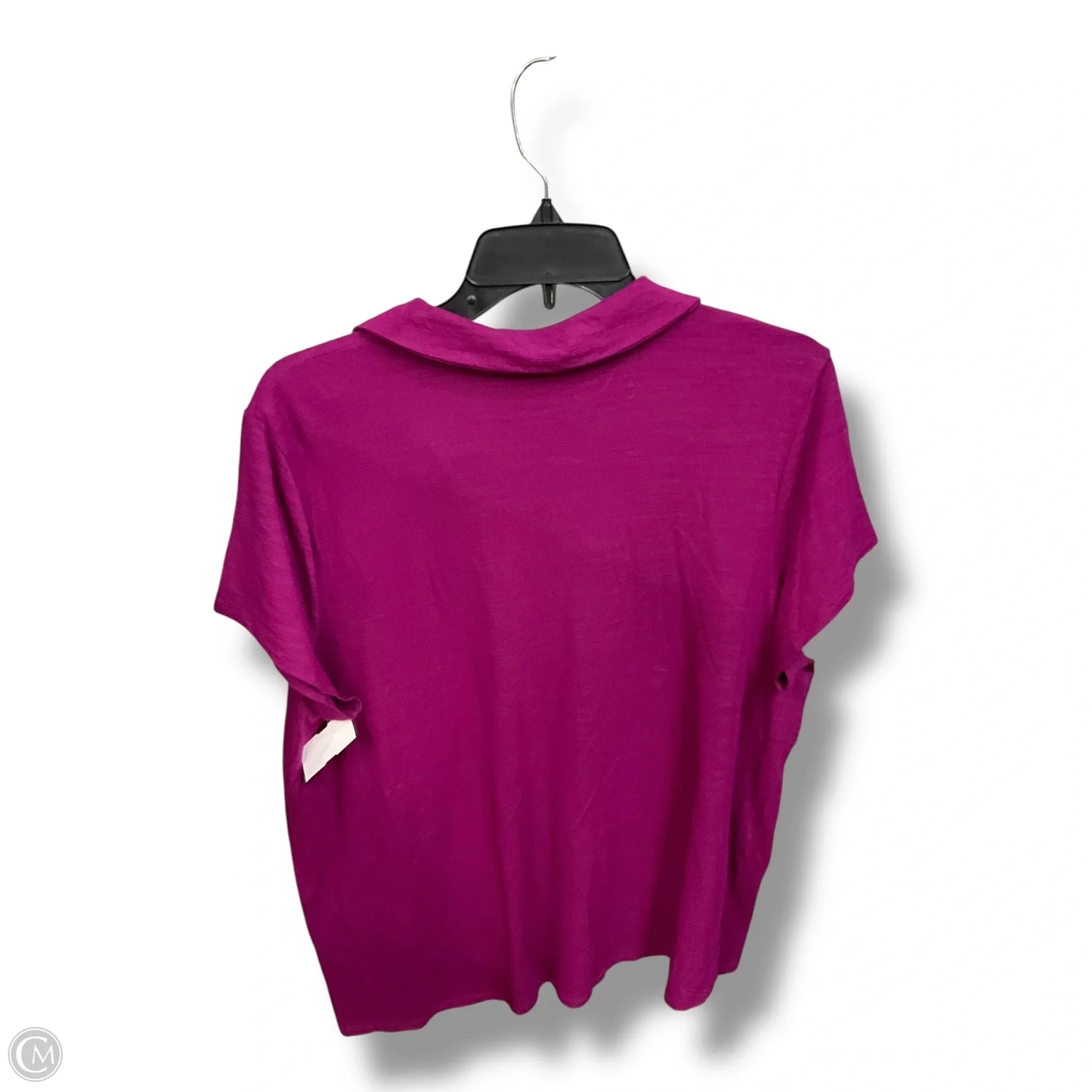 Top Short Sleeve By J. Jill In Purple, Size: L