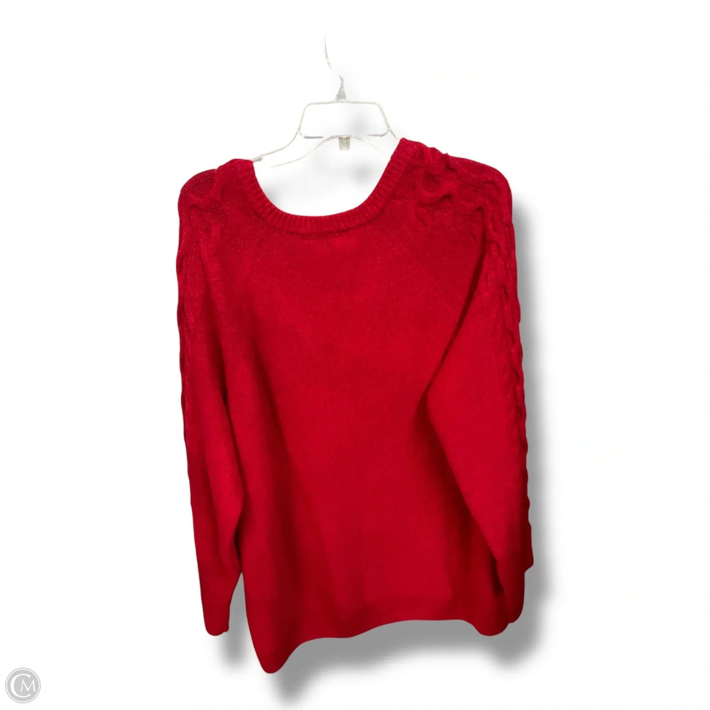 Sweater By Lane Bryant In Red, Size: 2x
