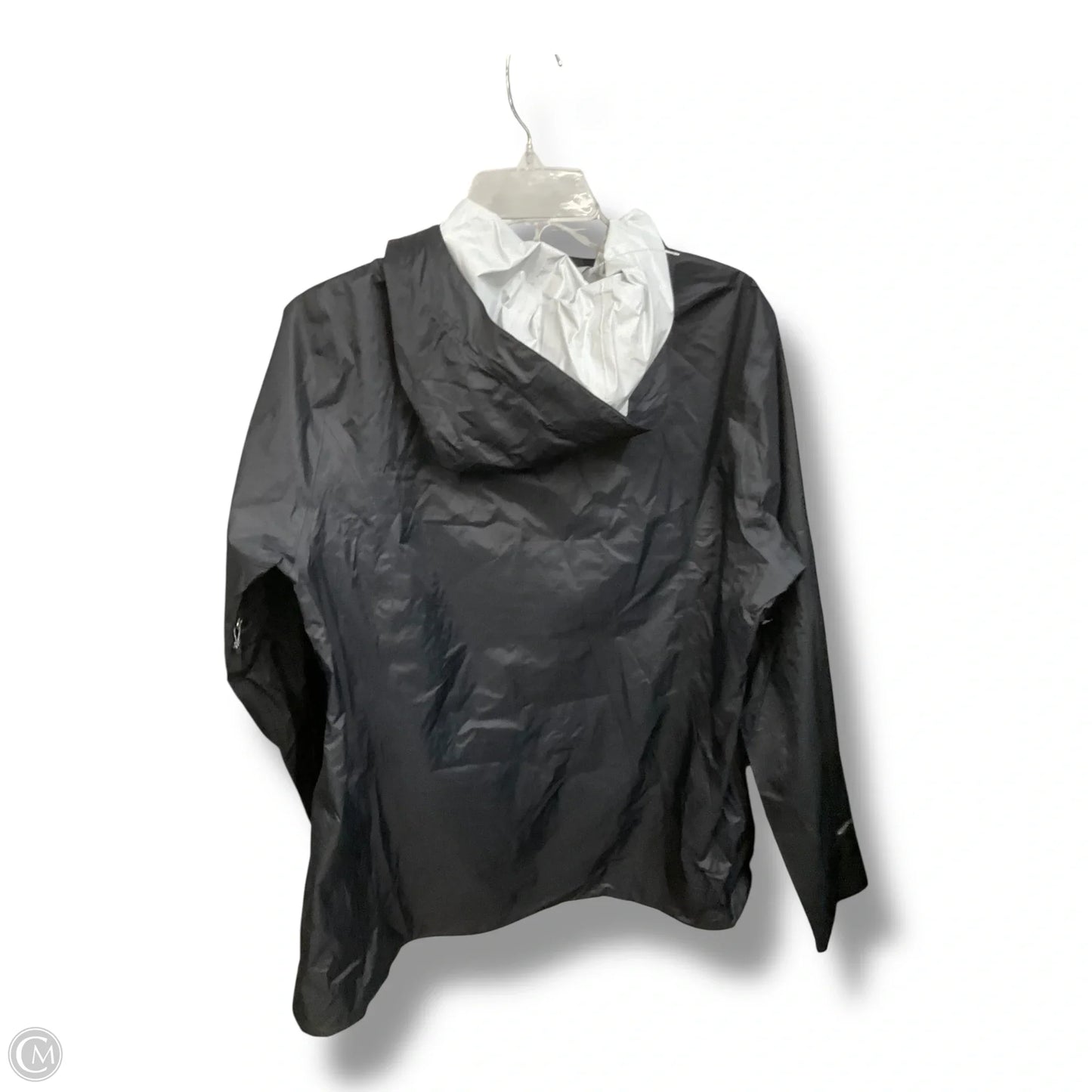 Coat Raincoat By Eddie Bauer In Black, Size: Xl