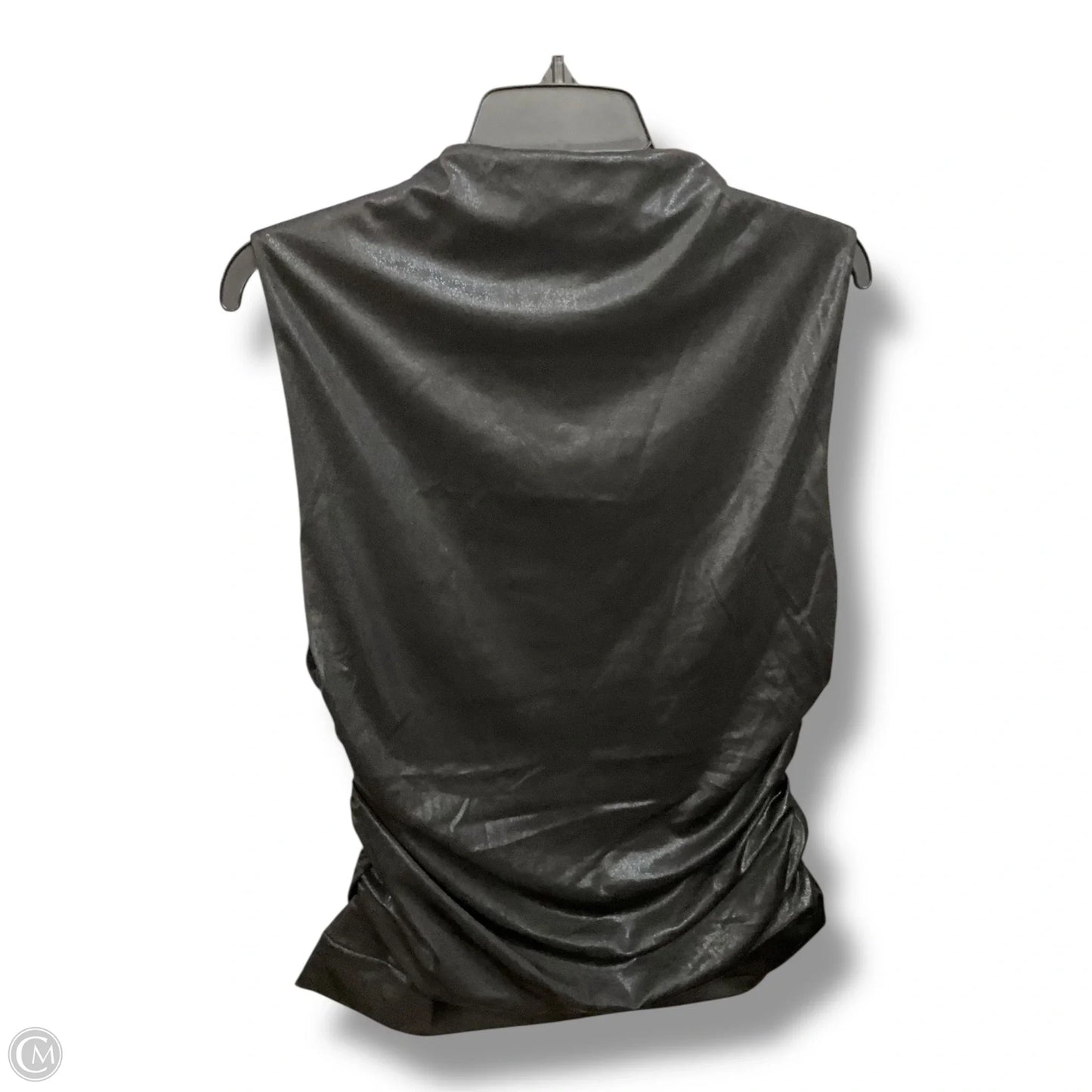 Top Sleeveless By Chicos In Black, Size: L