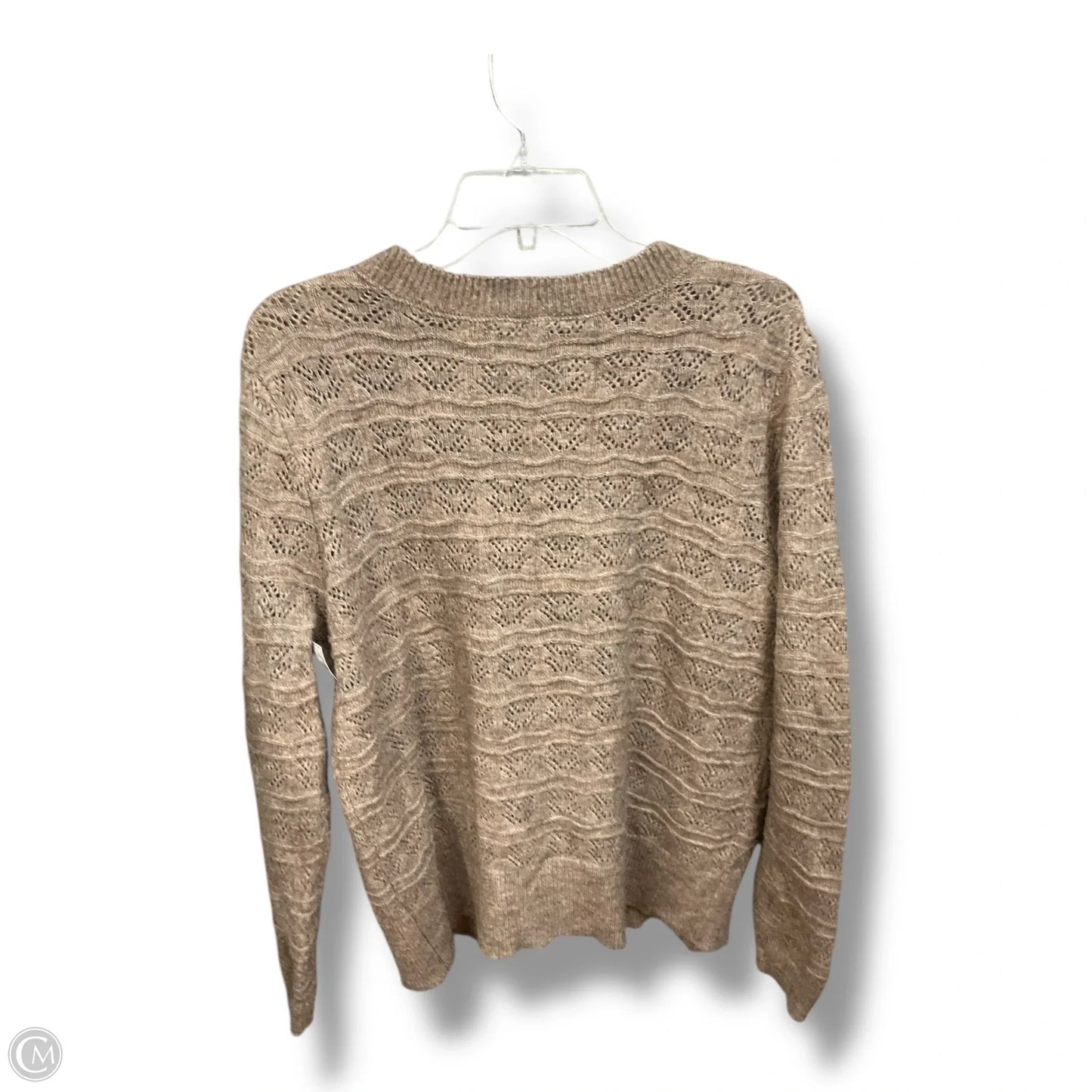 Cardigan By Croft And Barrow In Tan, Size: Xl