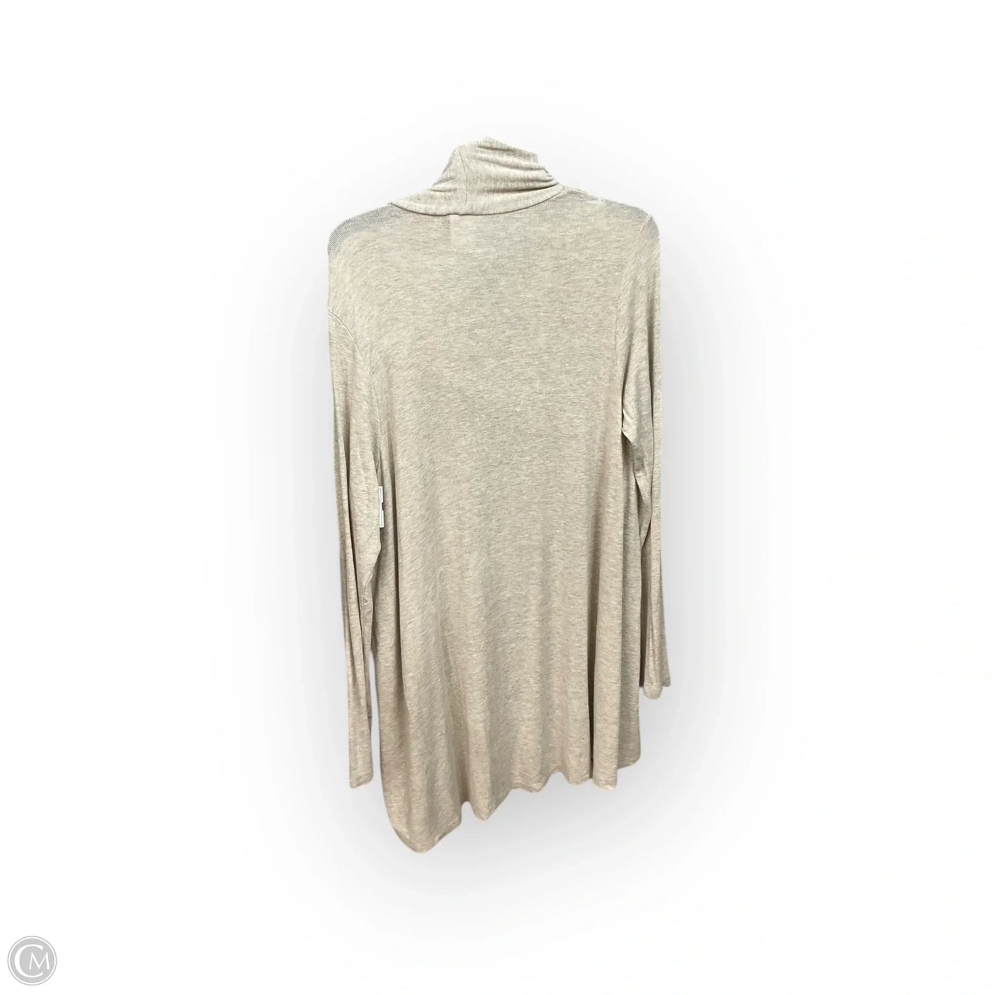 Cardigan By Bobeau In Tan, Size: Xl