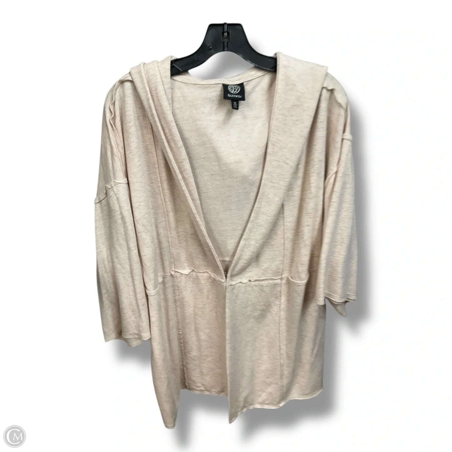 Cardigan By Bobeau In Tan, Size: Xl