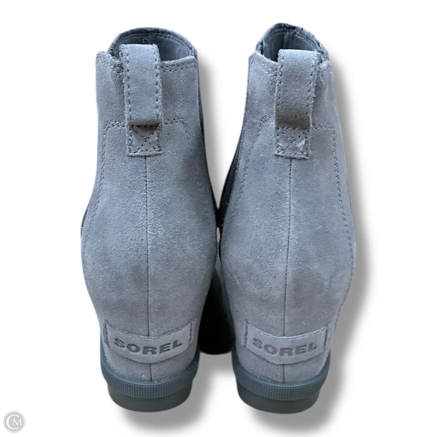 Boots Ankle Heels By Sorel In Grey, Size: 8.5