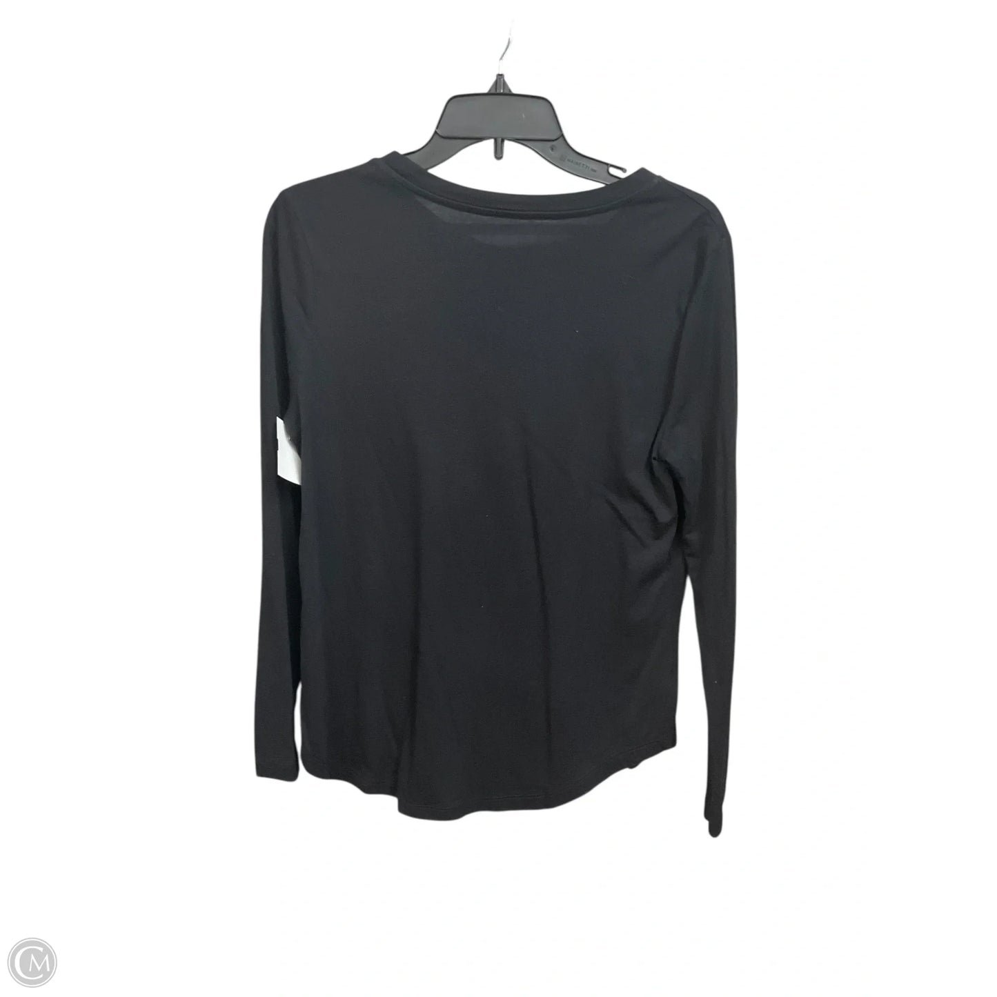Top Long Sleeve By Loft In Black, Size: M