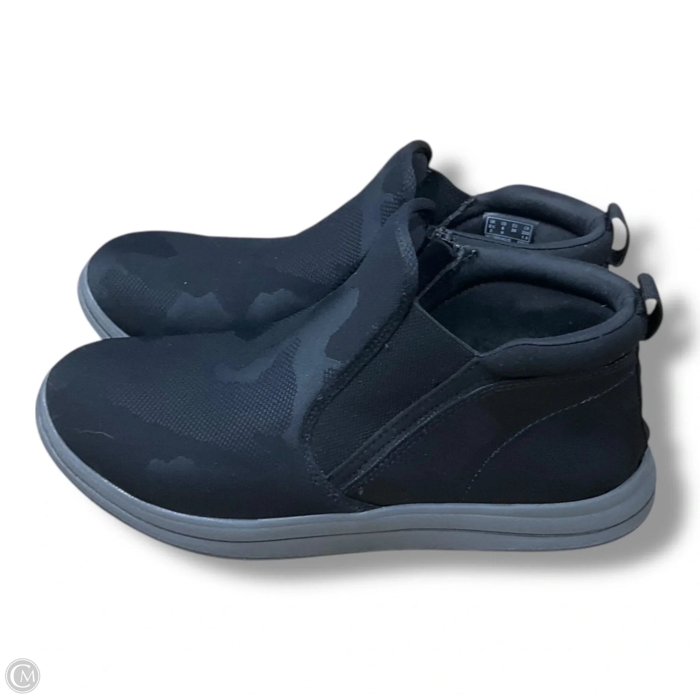 Boots Ankle Flats By Clarks In Black, Size: 6