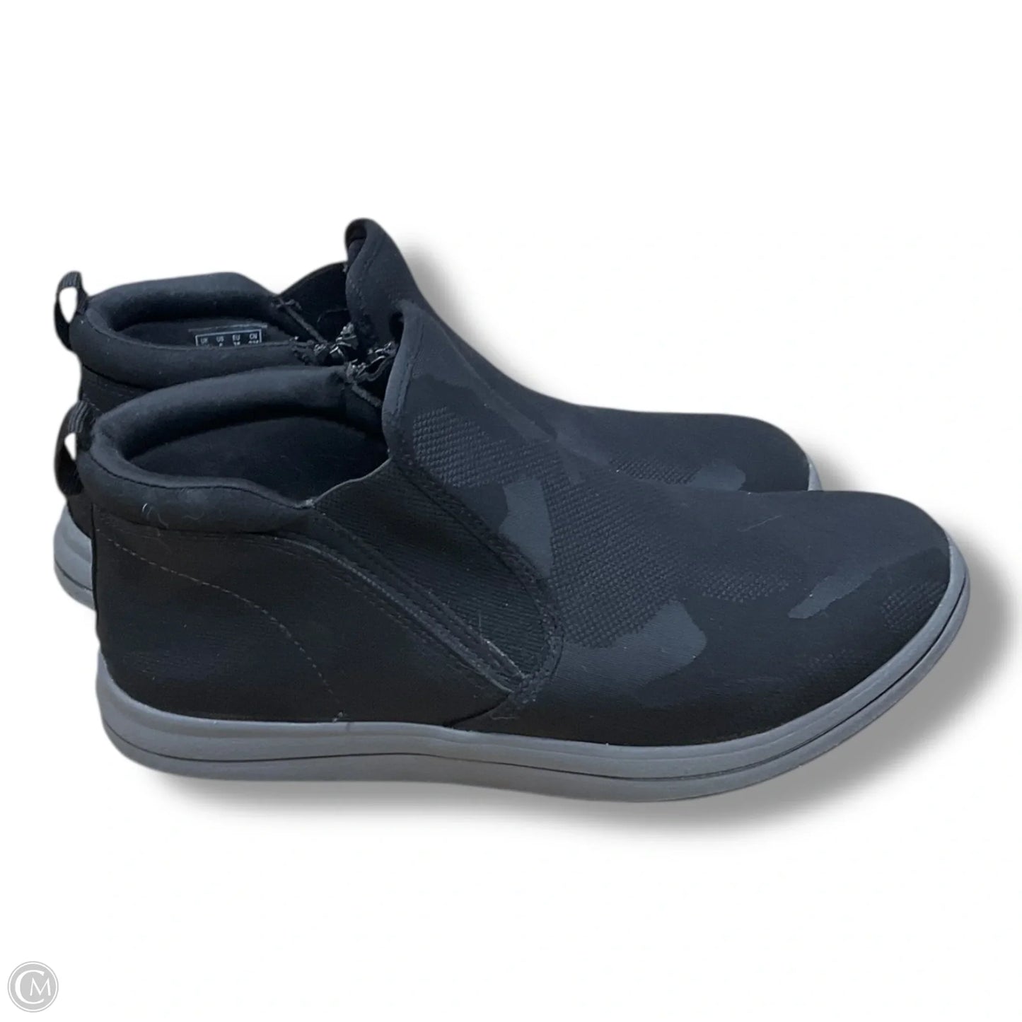 Boots Ankle Flats By Clarks In Black, Size: 6
