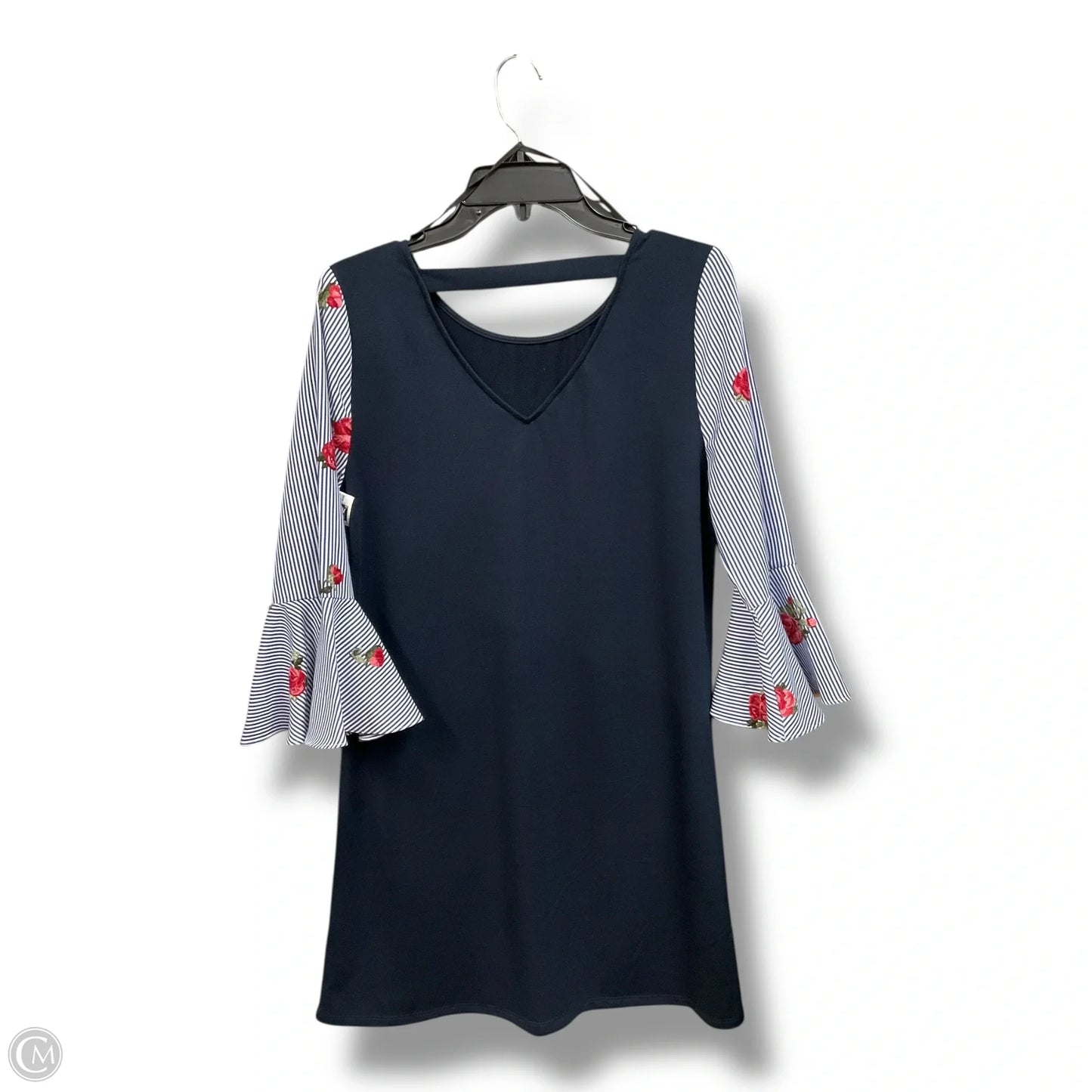 Dress Casual Midi By Agb In Blue, Size: M