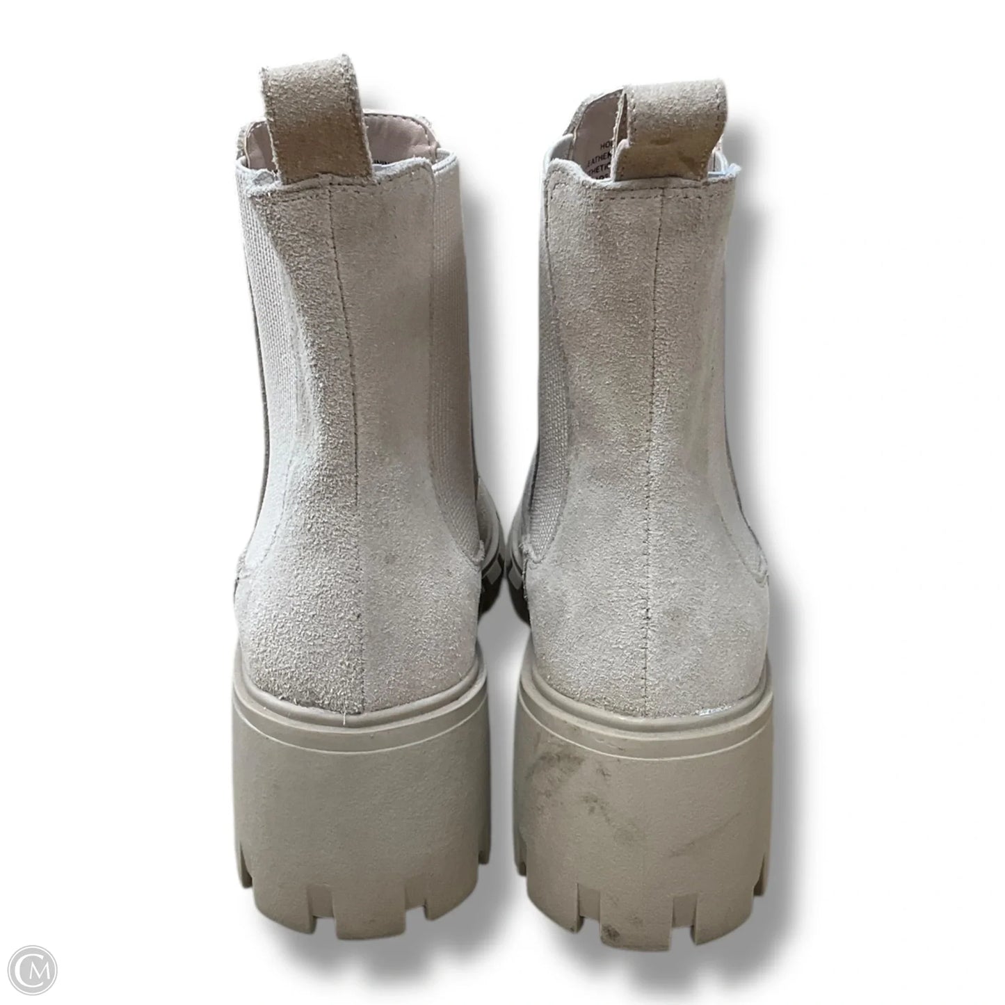 Boots Ankle Heels By Steve Madden In Tan, Size: 7