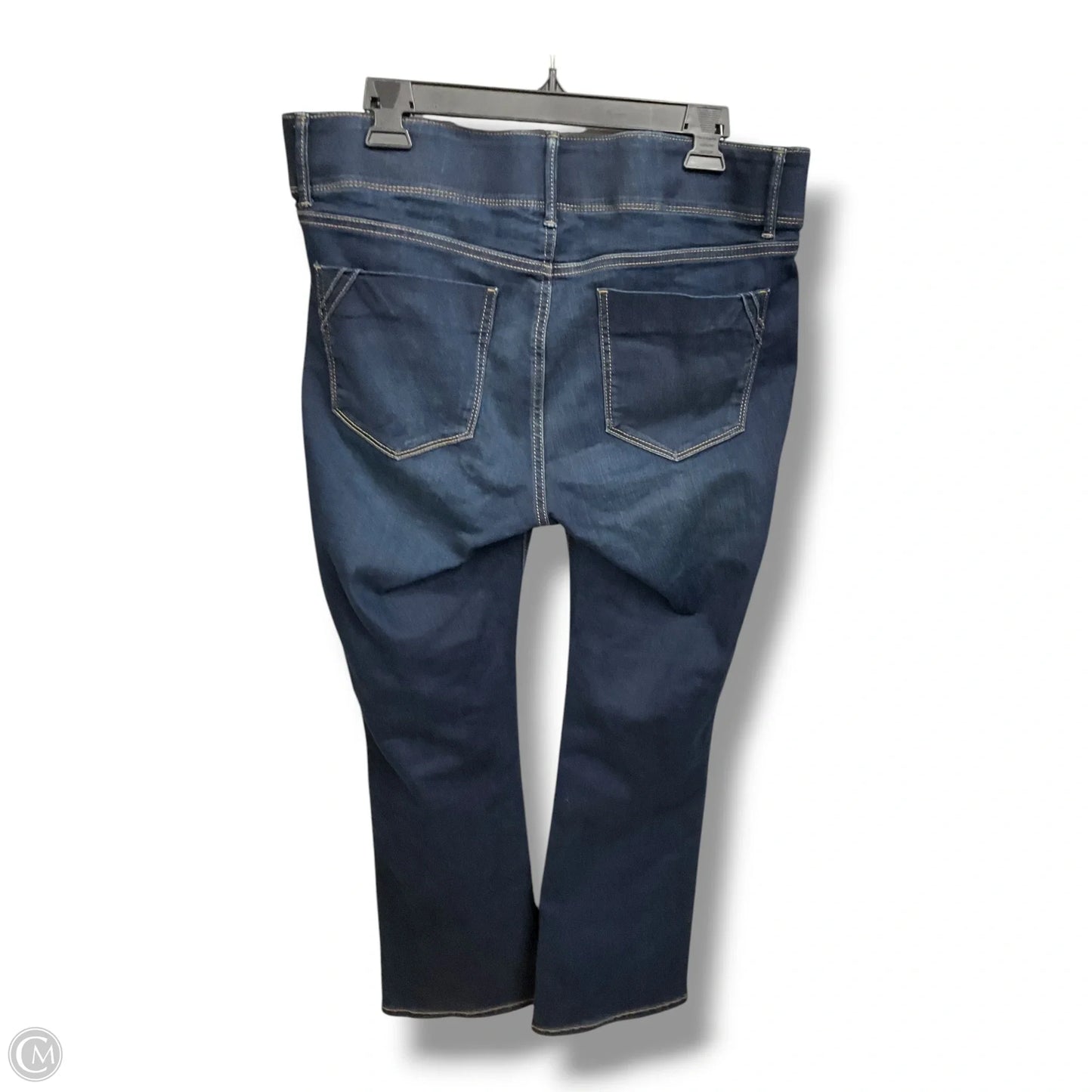 Jeans Wide Leg By Apt 9 In Blue Denim, Size: 14