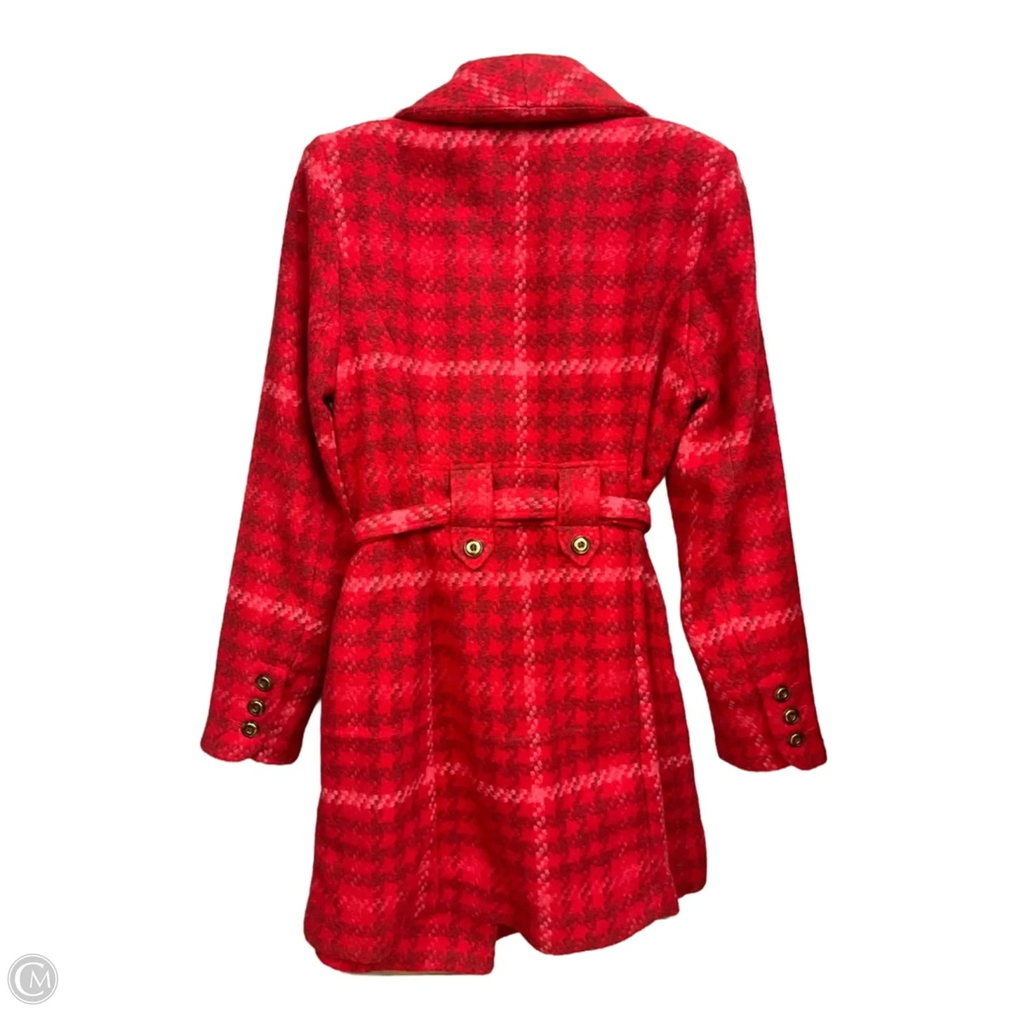 Coat Peacoat By Cabi In Red, Size: M