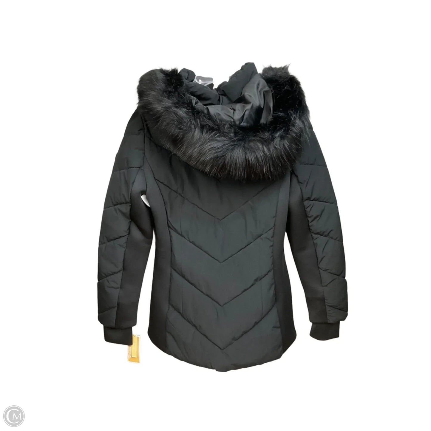 Coat Designer By Michael Kors In Black, Size: M