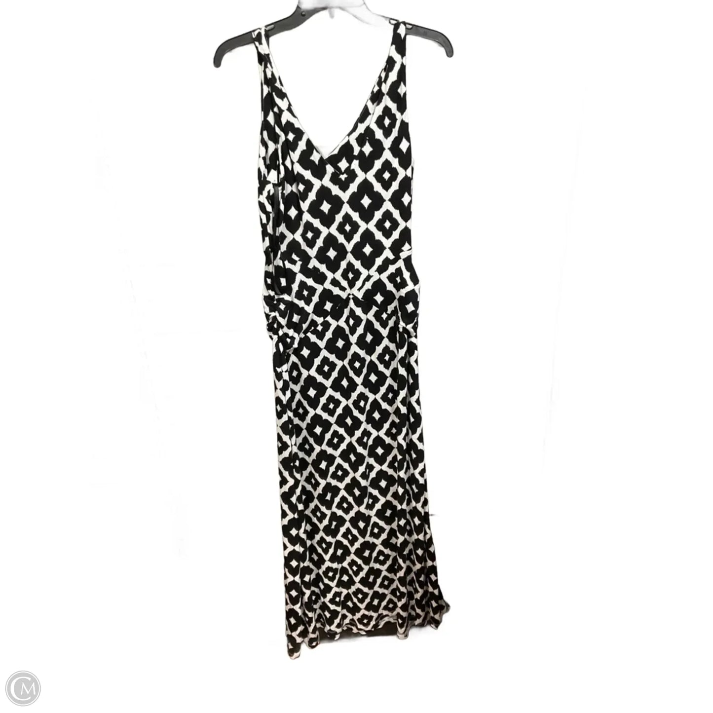 Dress Casual Maxi By Inc In Black & White, Size: Xl