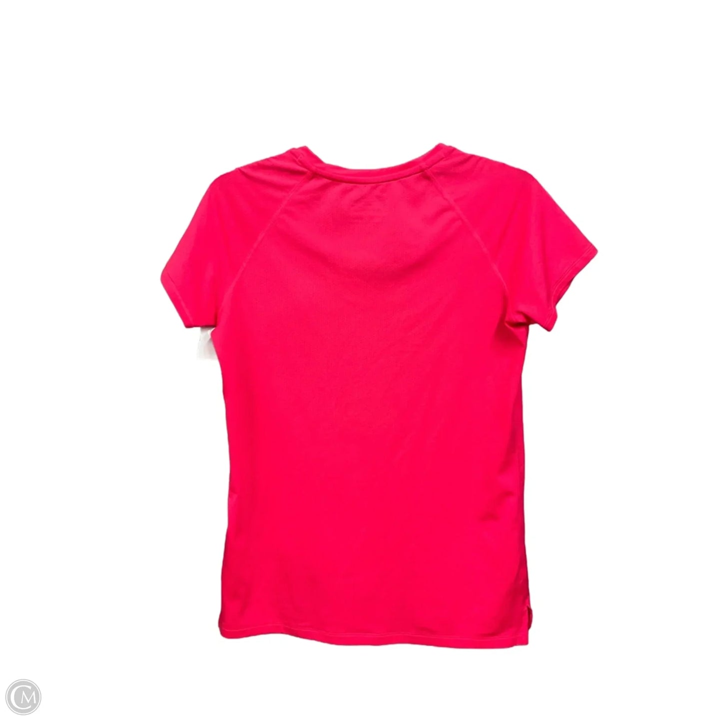 Athletic Top Short Sleeve By Under Armour In Pink, Size: S