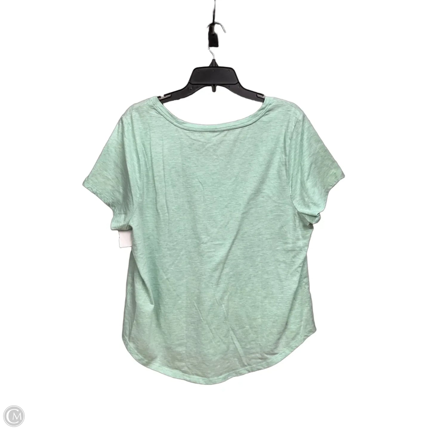 Top Short Sleeve Basic By Style And Company In Green, Size: Xxl