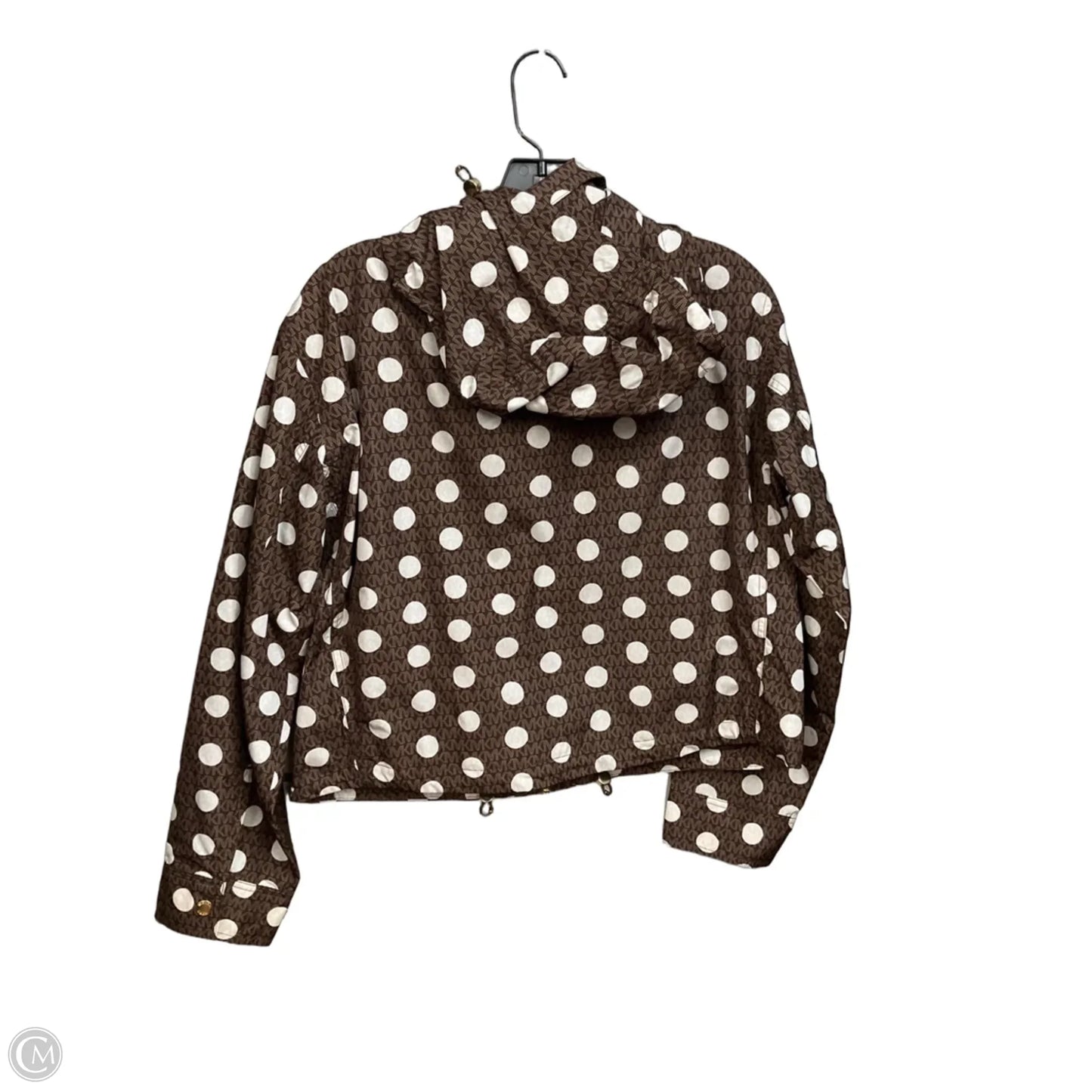 Coat Raincoat By Michael By Michael Kors In Polkadot Pattern, Size: Xs