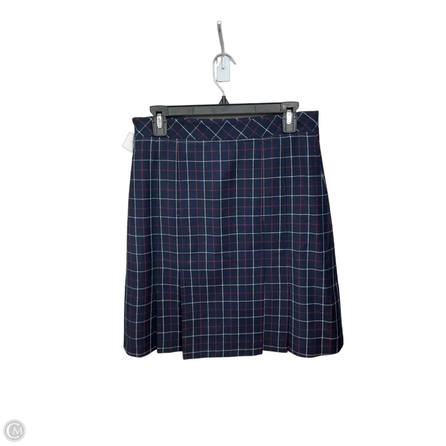 Skirt Midi By Brooks Brothers In Navy, Size: 8