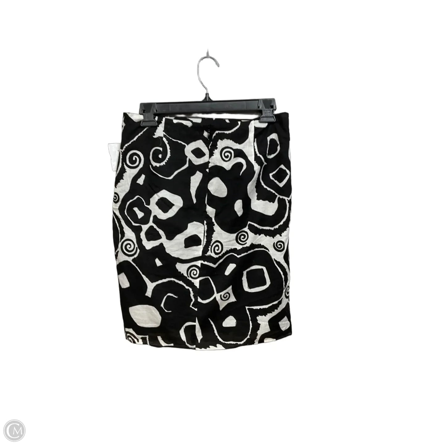 Skirt Midi By Limited In Black & White, Size: 4