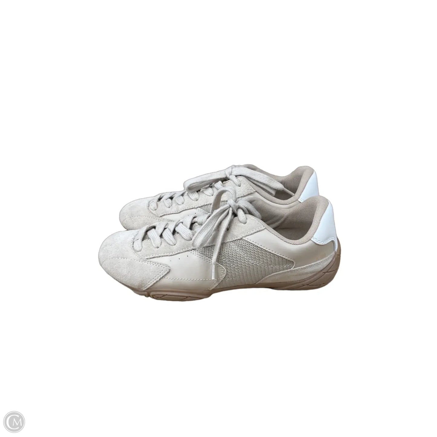 Shoes Sneakers By Bershka In Tan, Size: 7.5