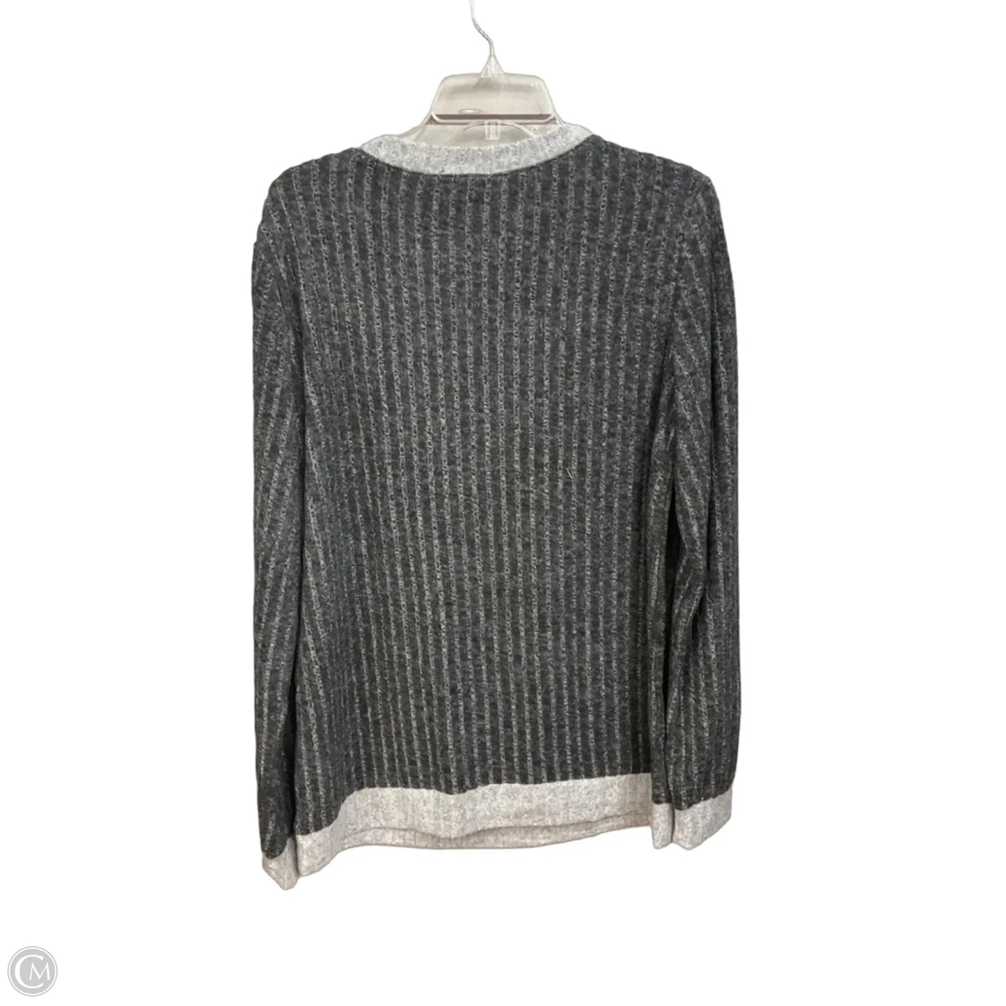 Top Long Sleeve By Clothes Mentor In Grey, Size: L