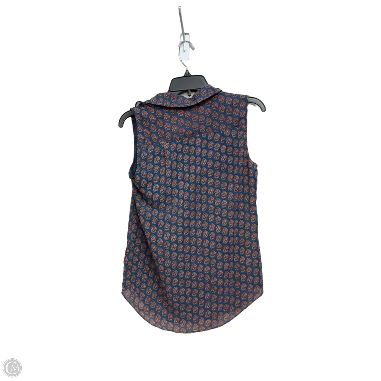 Top Sleeveless By Cabi In Teal, Size: Xs