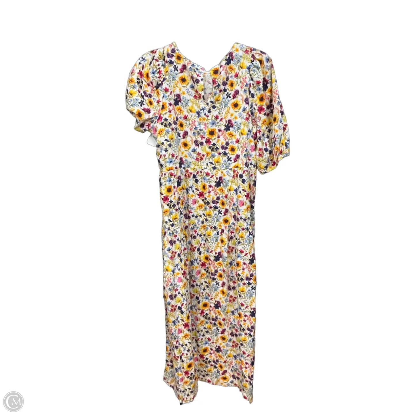 Dress Casual Maxi By Old Navy In Floral Print, Size: L