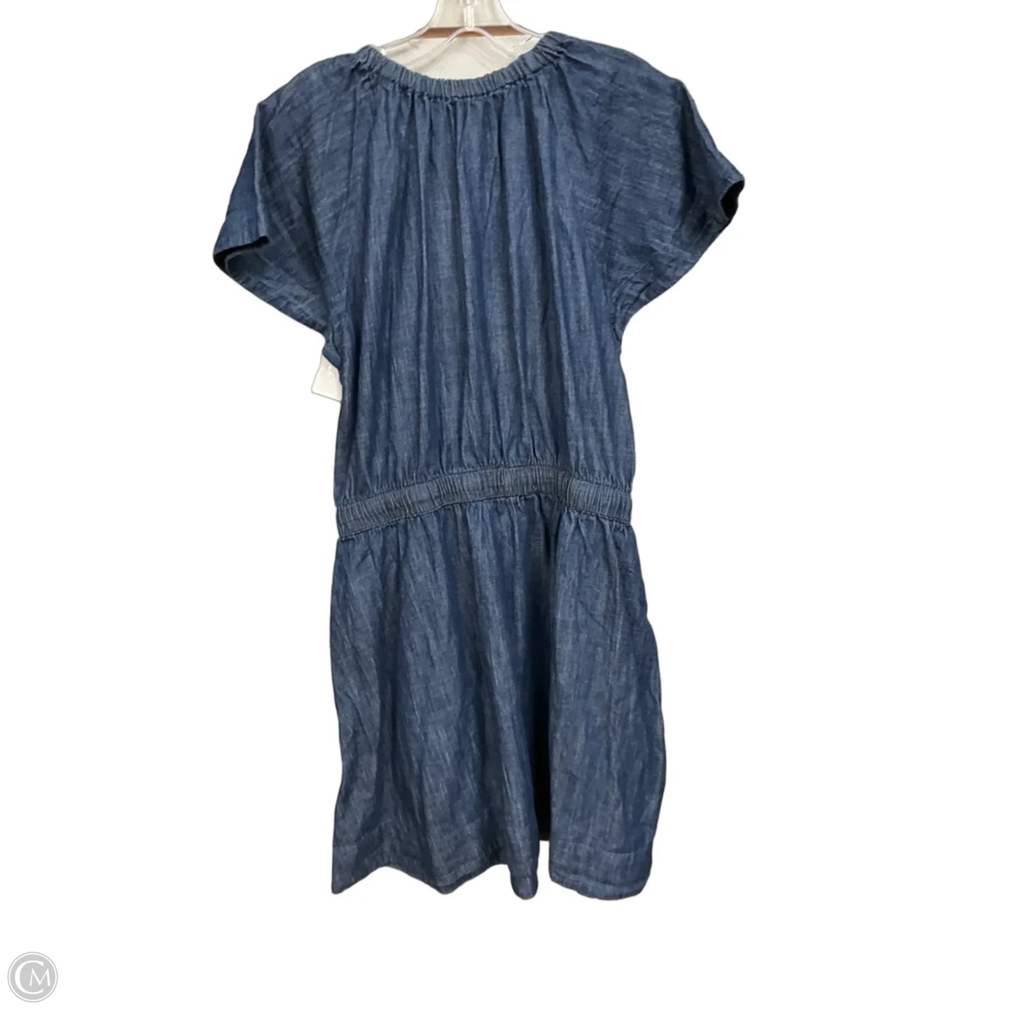 Dress Casual Midi By Free Assembly In Blue Denim, Size: L