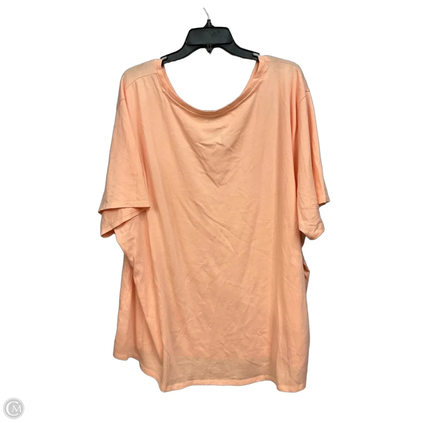 Top Short Sleeve Basic By Terra & Sky In Orange, Size: 4x
