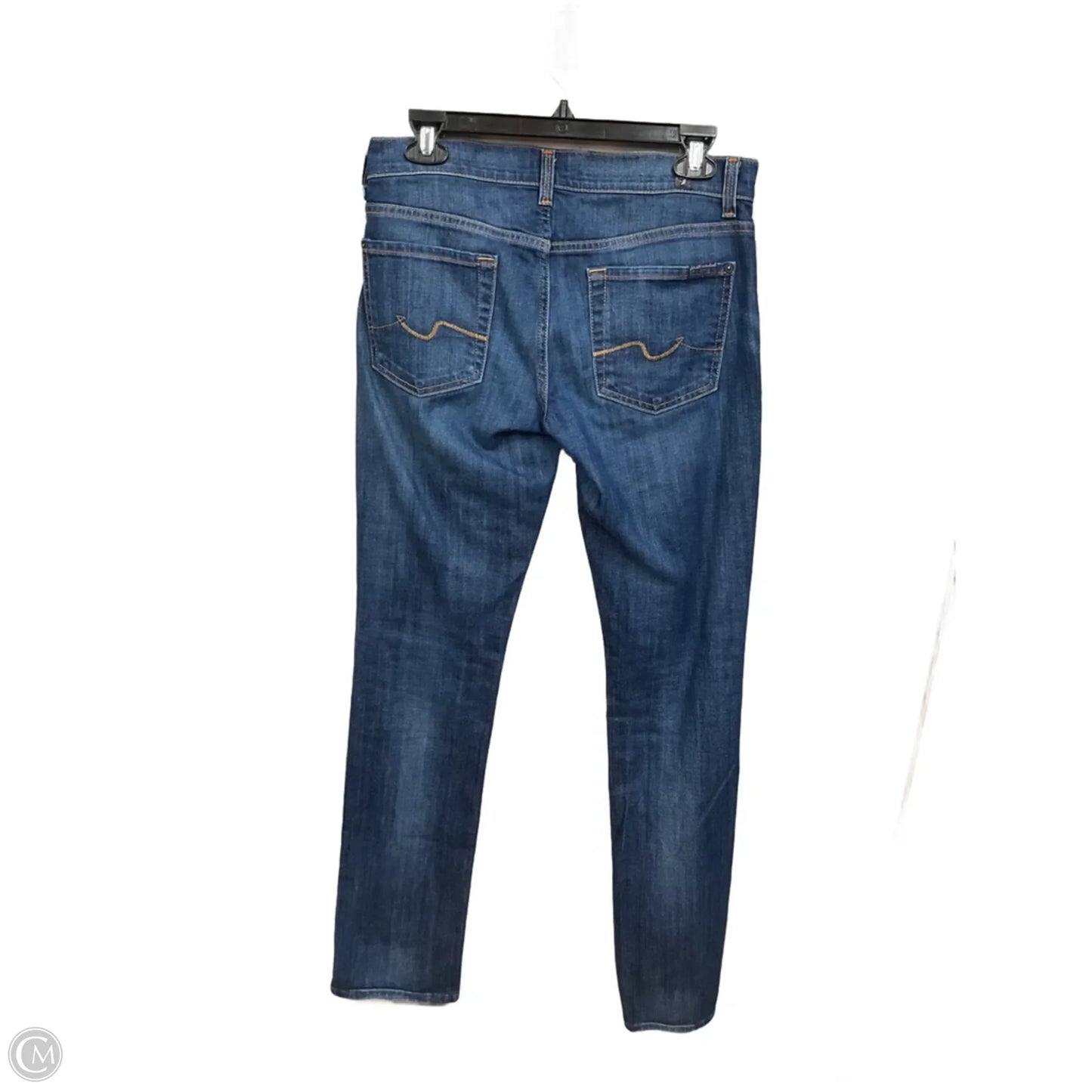 Jeans Straight By Seven 7 In Blue Denim, Size: 6