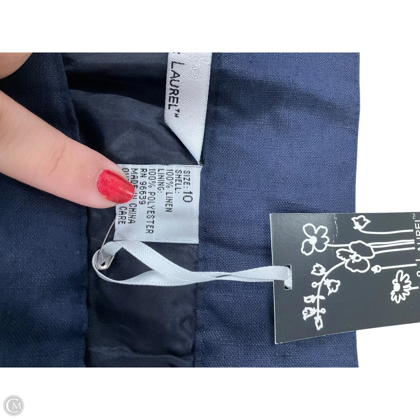 Capris By Lucy And Laurel In Blue, Size: 10